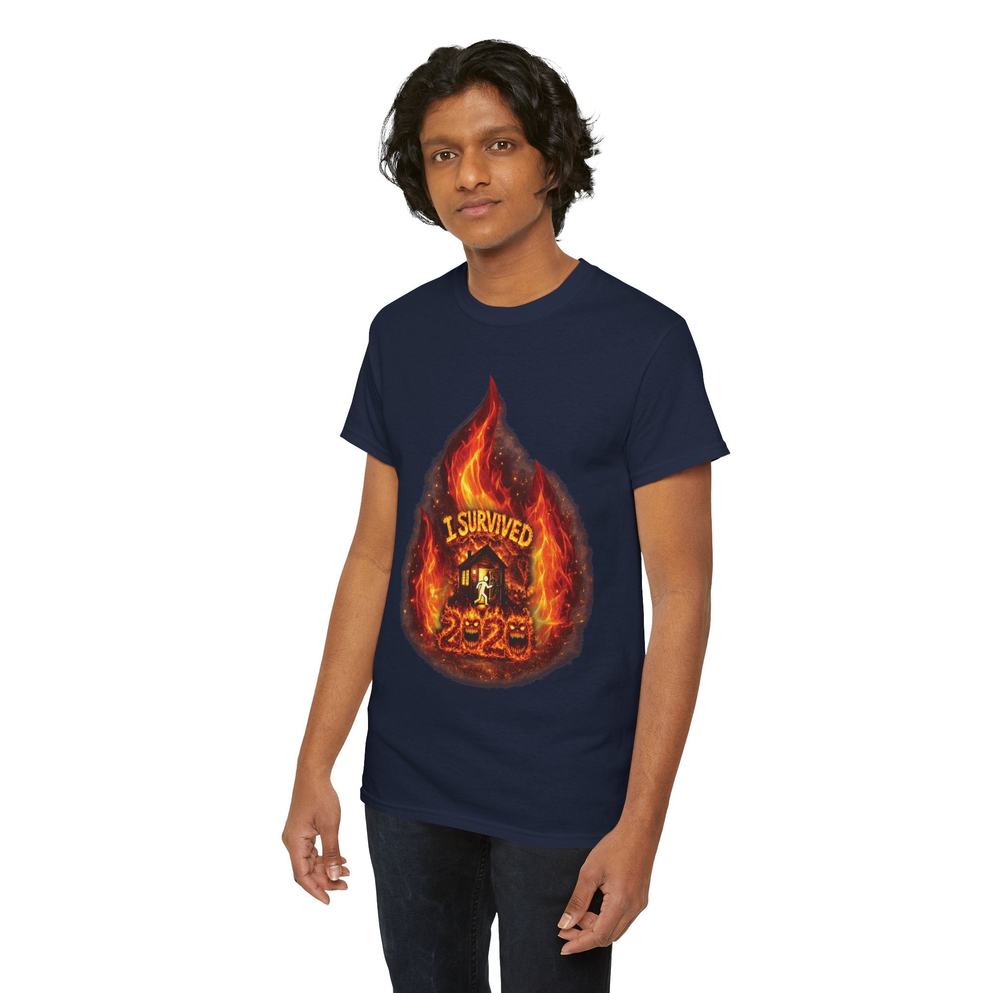 I Survived 2020 — Director's Cut S2:E1 "Berry Creek" | Wildfire Edition Memorial Unisex Heavy Cotton Tee