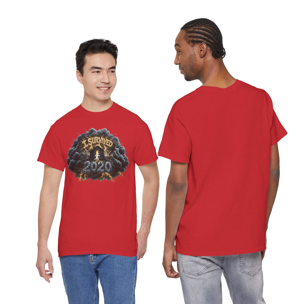 I Survived 2020 — Director's Cut Original Design Teaser Tee | Season 1 Premiere Drop Unisex Heavy Cotton Tee