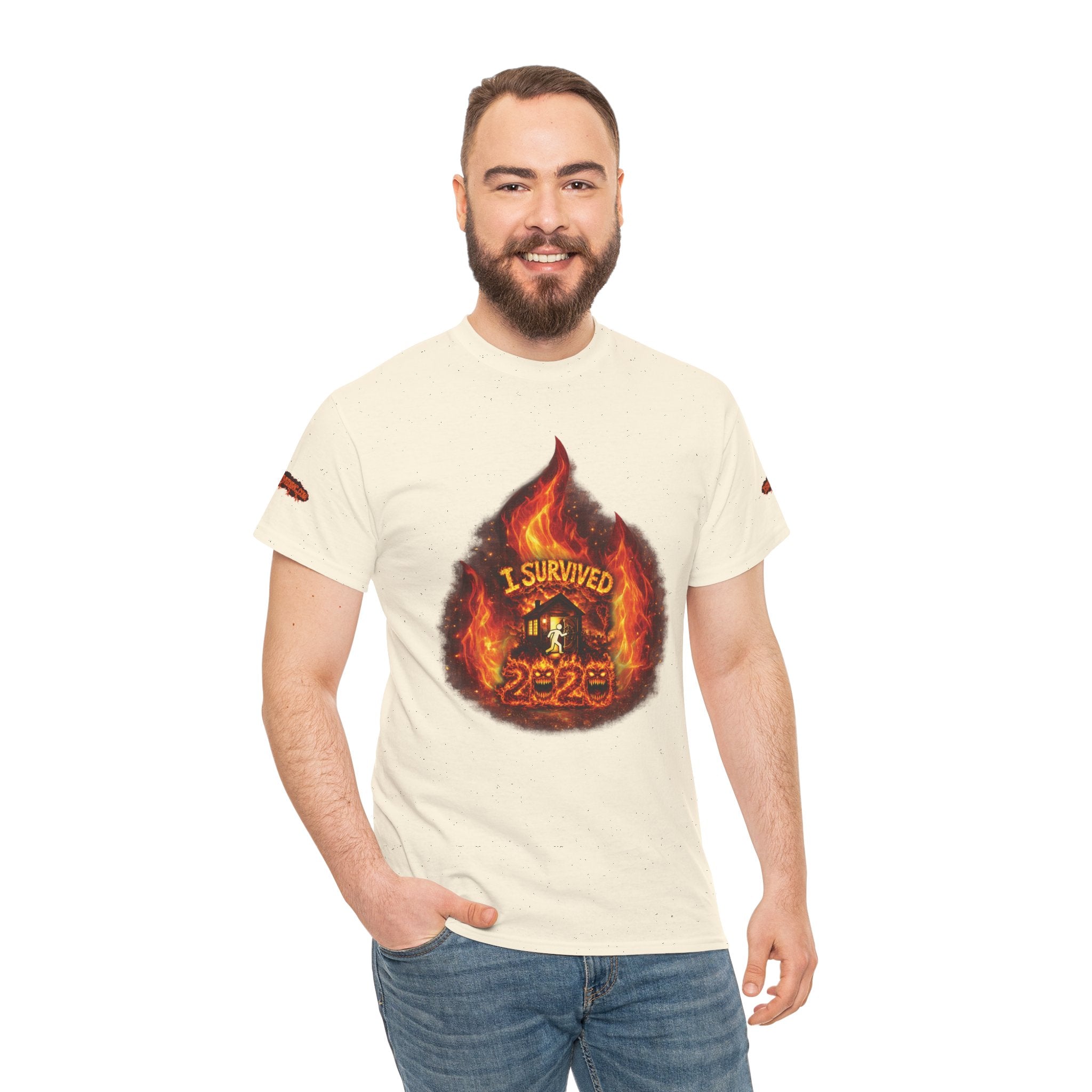 I Survived 2020 — Director's Cut S2:E3 "The California Wildfires" | Wildfire Edition Memorial Unisex Heavy Cotton Tee (SPECIAL EDITION)