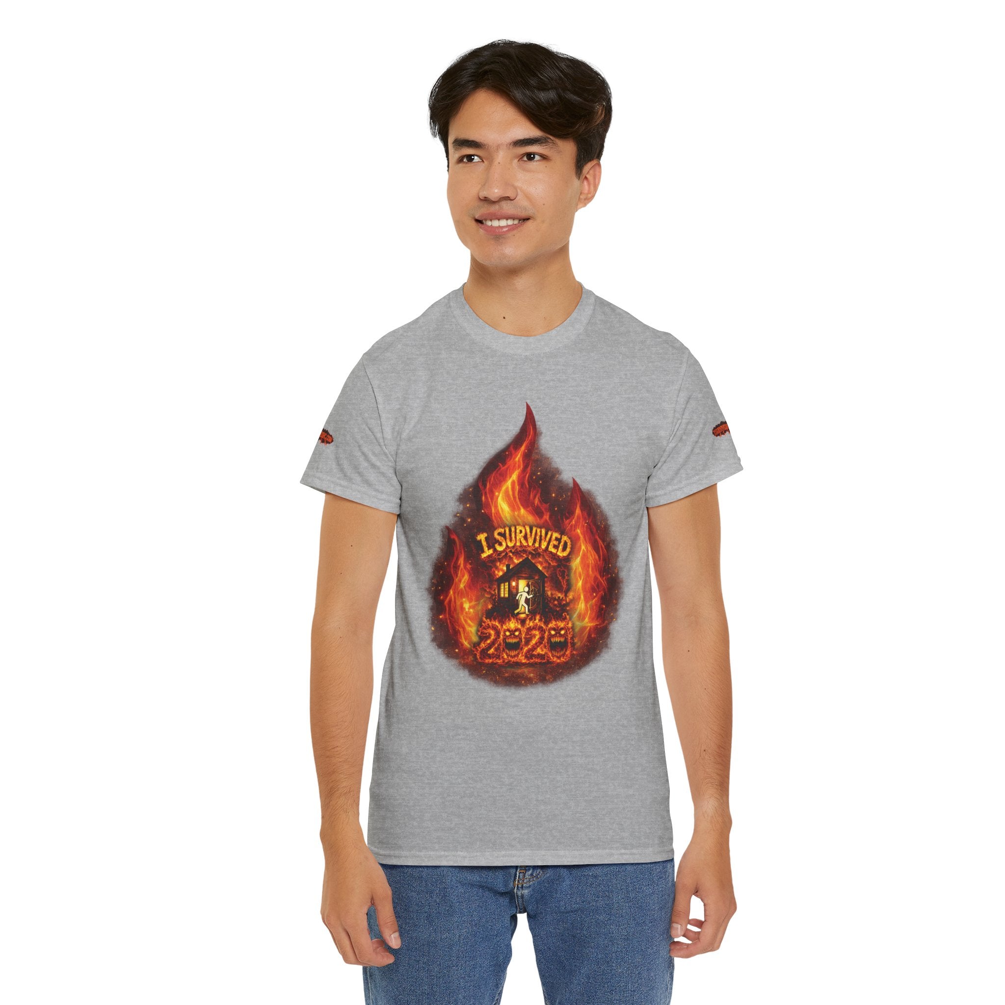 I Survived 2020 — Director's Cut S2:E3 "The California Wildfires" | Wildfire Edition Memorial Unisex Heavy Cotton Tee (SPECIAL EDITION)