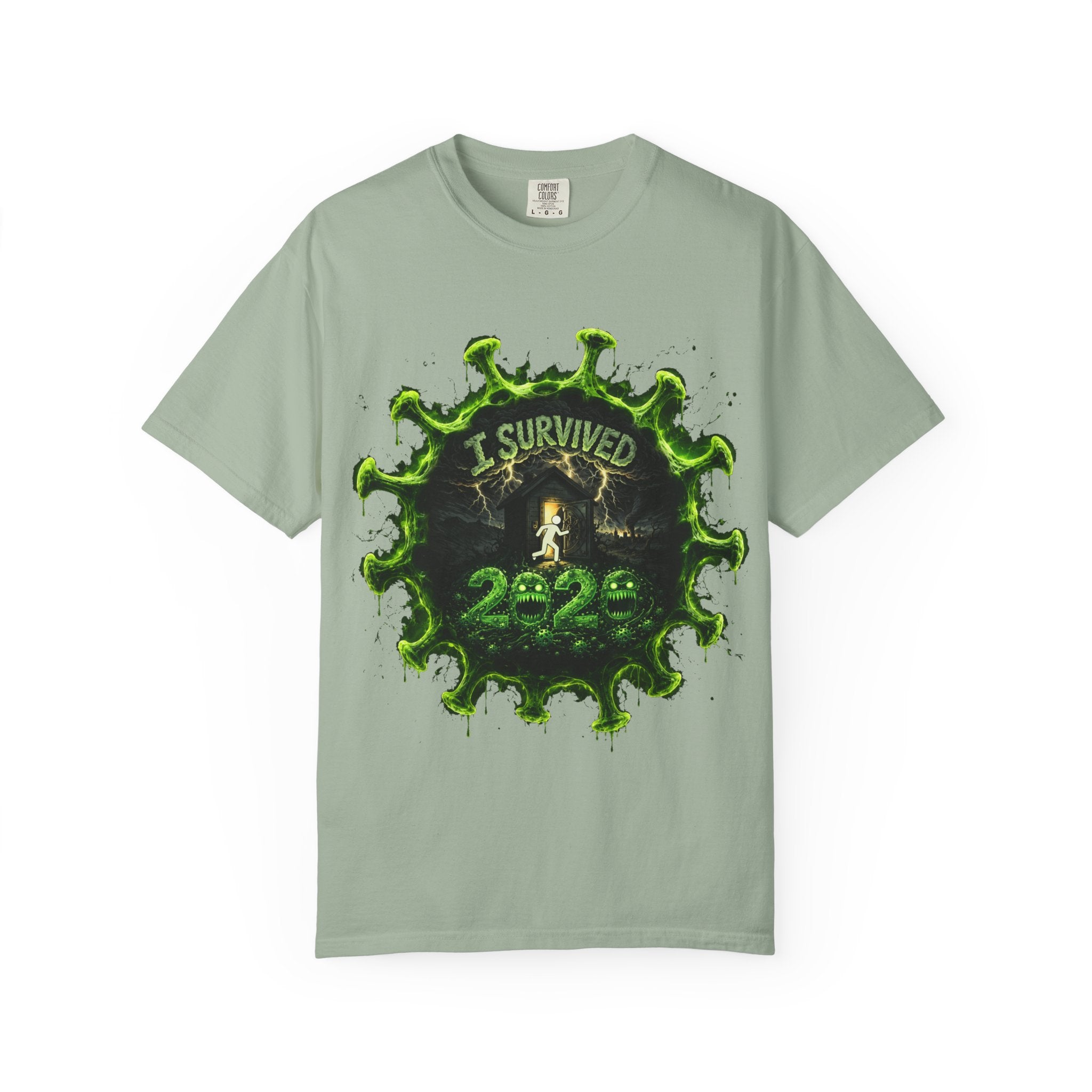 I Survived 2020 — Director's Cut S1:E4 "Mask Madness Mayhem Moment" | Pandemic Edition Unisex Garment-Dyed T-shirt