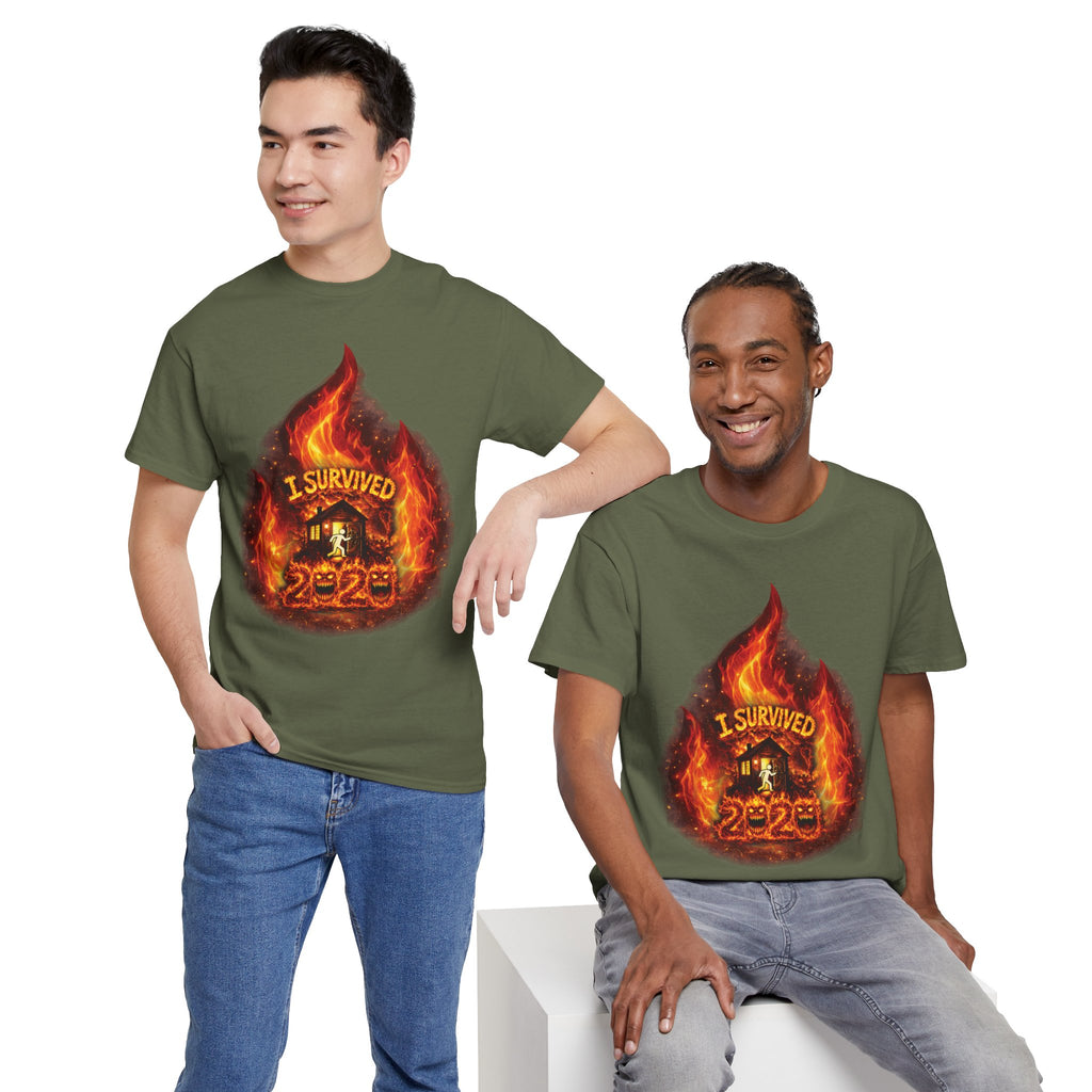 I Survived 2020 — Director's Cut S2:E1 "Berry Creek" | Wildfire Edition Memorial Unisex Heavy Cotton Tee