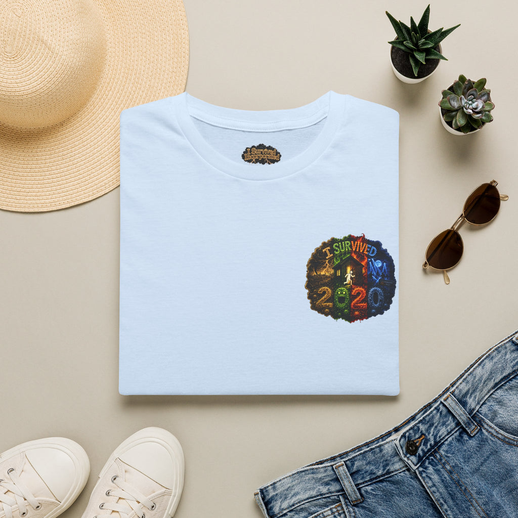 I Survived 2020 — "No Signal" Test Pattern Tee Alien Broadcast Finale Summer Premiere Unisex Softstyle T-Shirt
