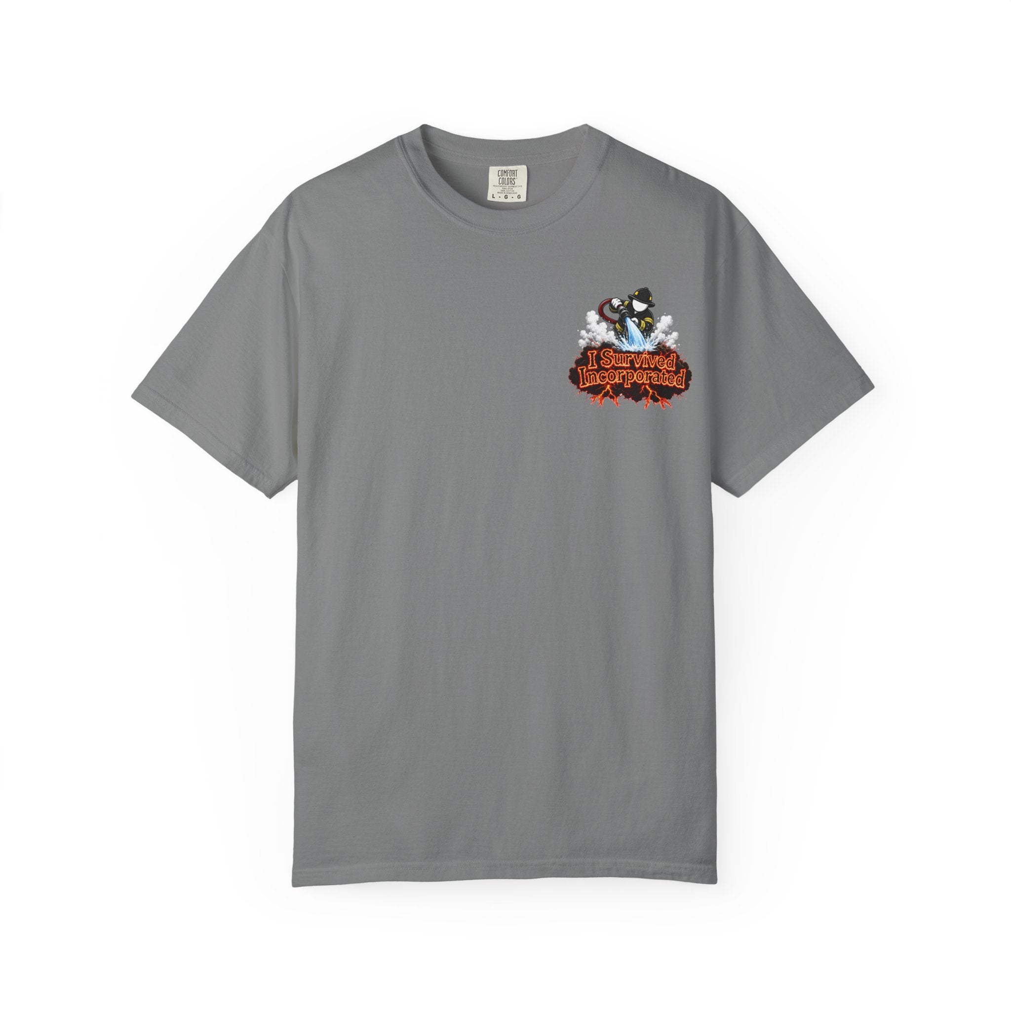 I Survived 2020 — "Please Stand By" Test Pattern Tee Wildfire Signal Edition Summer Premiere Unisex Garment-Dyed T-shirt