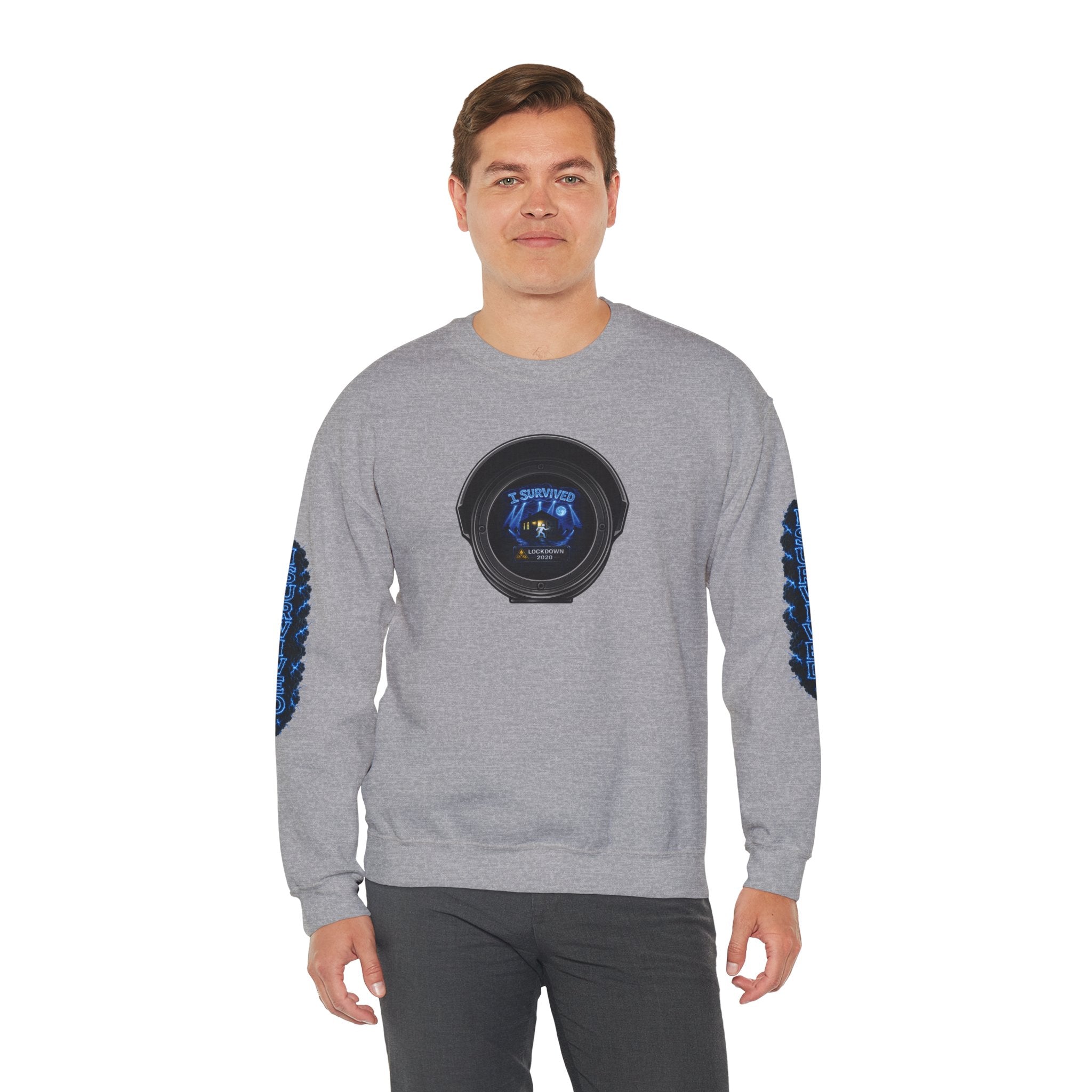 I Survived 2020 —  LOCKDOWN S3:E1: Director's Cut Special Edition "Quarantine" Unisex Heavy Blend™ Crewneck Sweatshirt