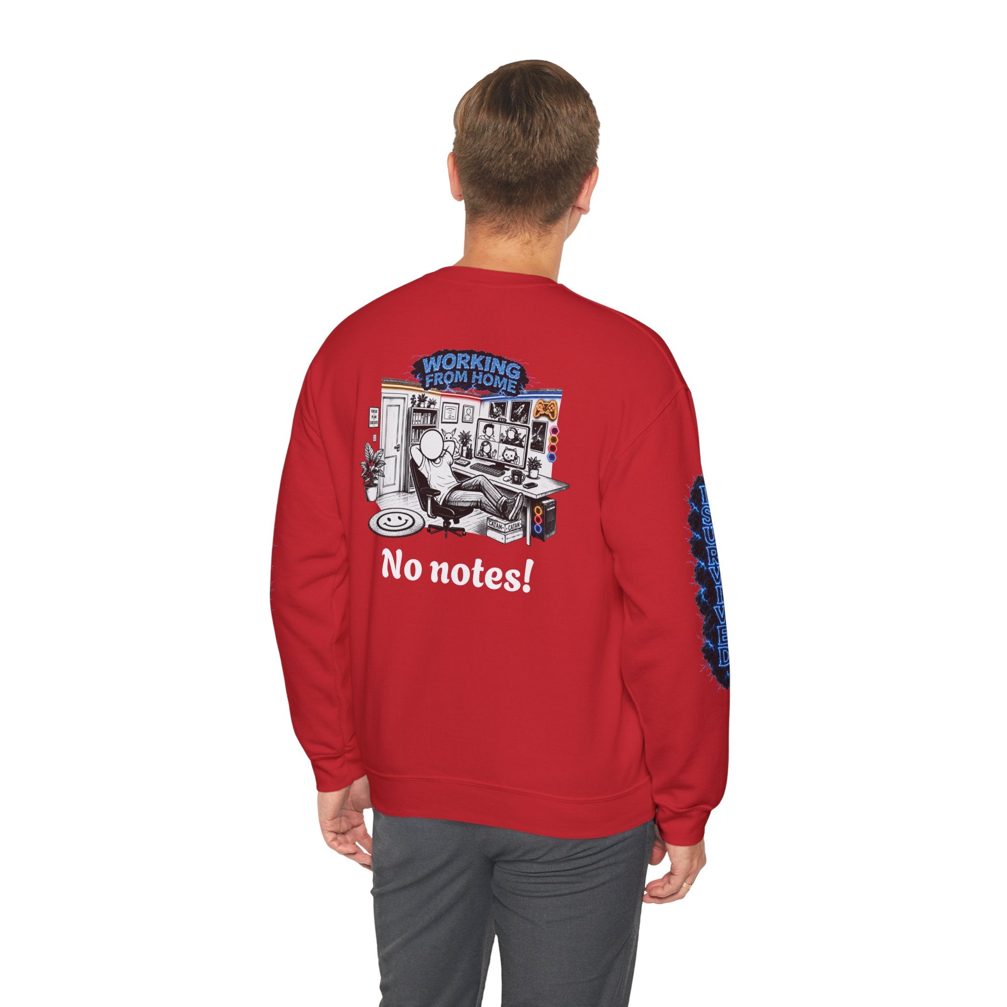 I Survived 2020 — Director's Cut S3:E4 "Working From Home" | Mid-Season Finale Pt. 1 | Lockdown Edition Documentary Unisex Heavy Blend™ Crewneck Sweatshirt