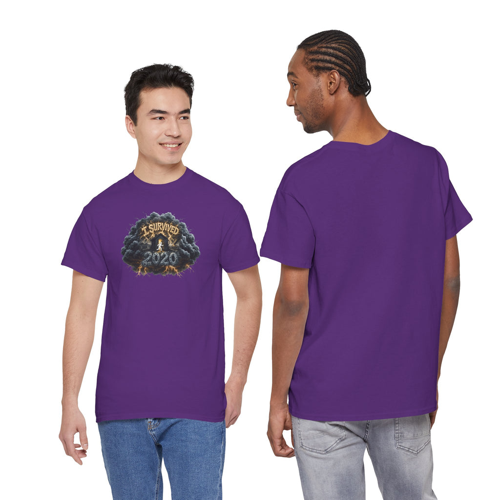 I Survived 2020 —  Original PILOT Design: Director's Cut Unisex Heavy Cotton Tee
