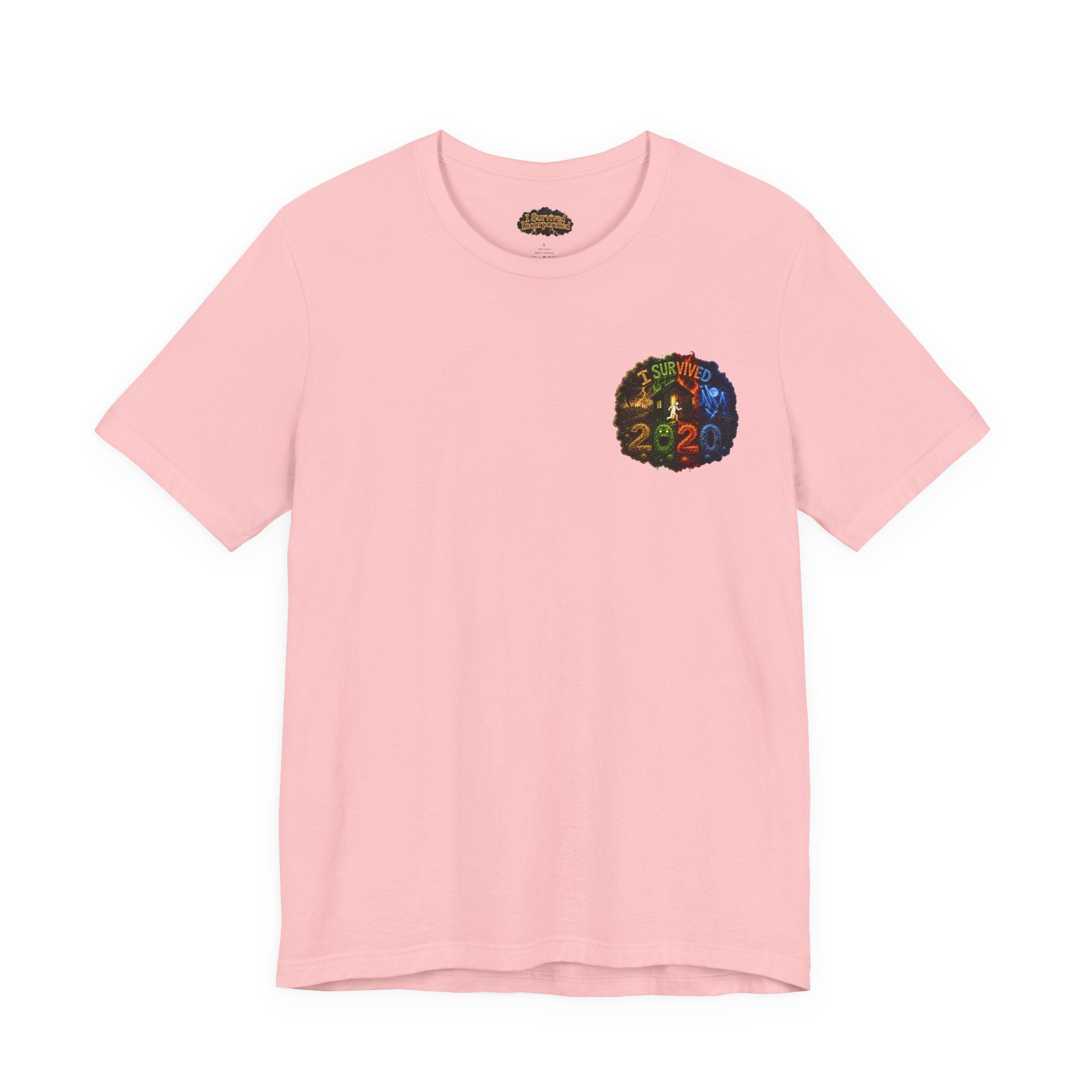I Survived 2020 — "No Signal" Test Pattern Tee Alien Broadcast Finale Summer Premiere Unisex Jersey Short Sleeve Tee