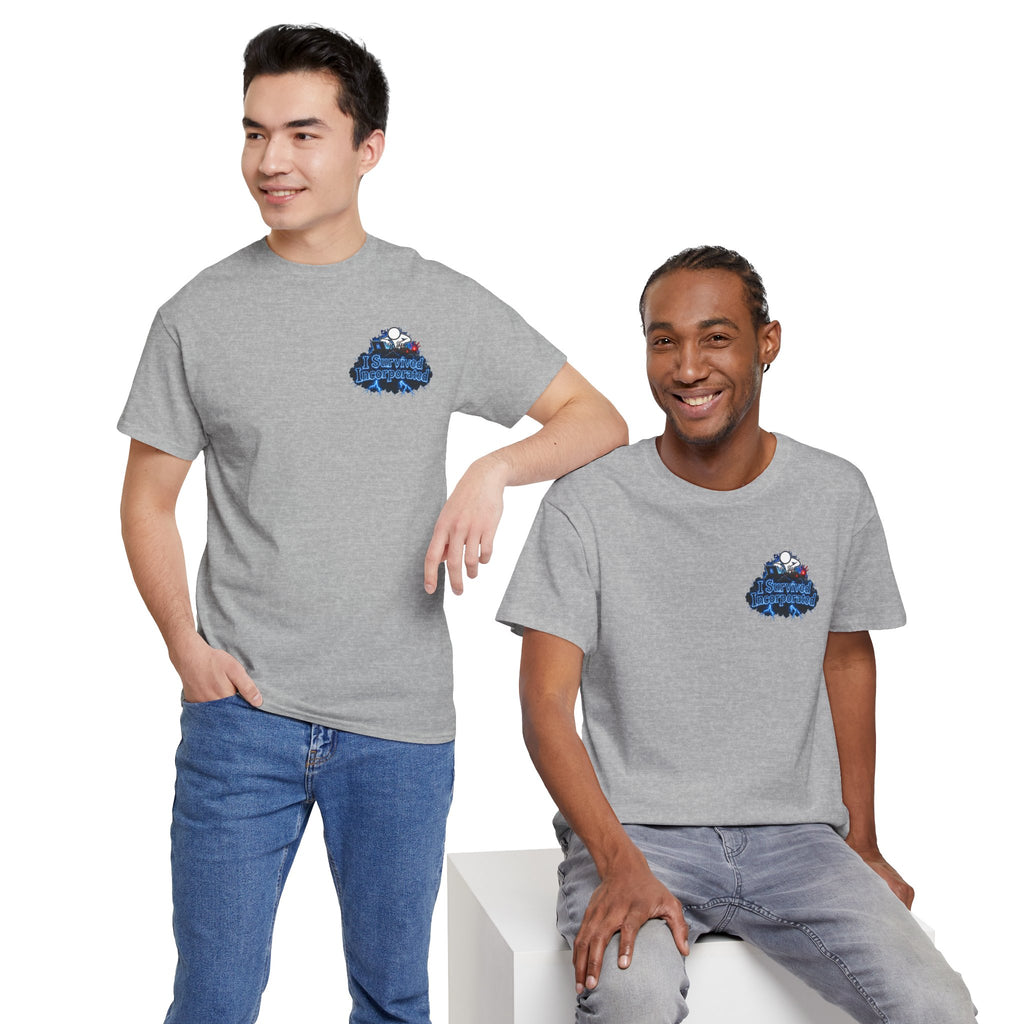 I Survived 2020 — "Please Stand By" Test Pattern Tee Lockdown Surveillance Edition Summer Exclusive Unisex Heavy Cotton Tee