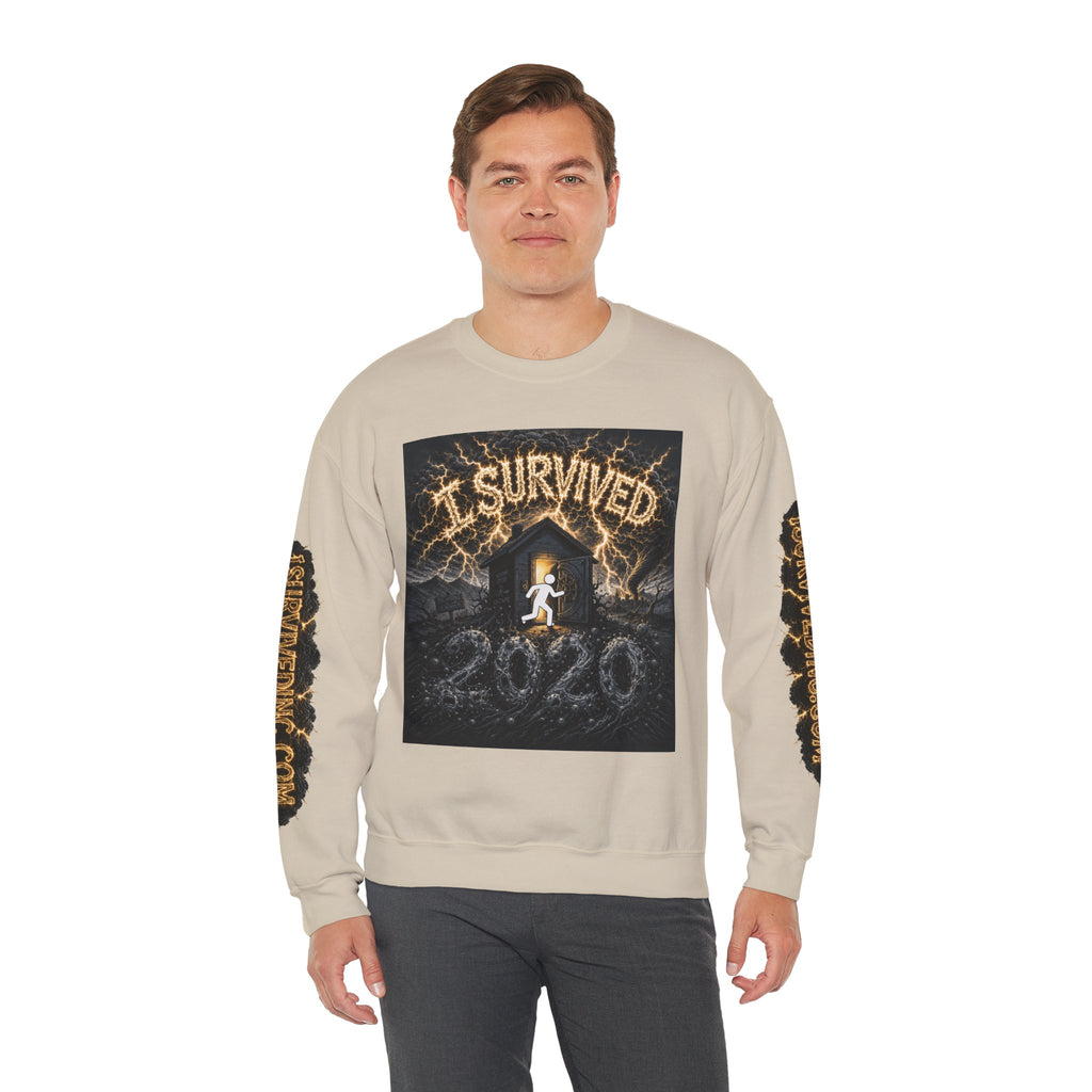 I Survived 2020 — Original PILOT Design: Special Edition Unisex Heavy Blend™ Crewneck Sweatshirt