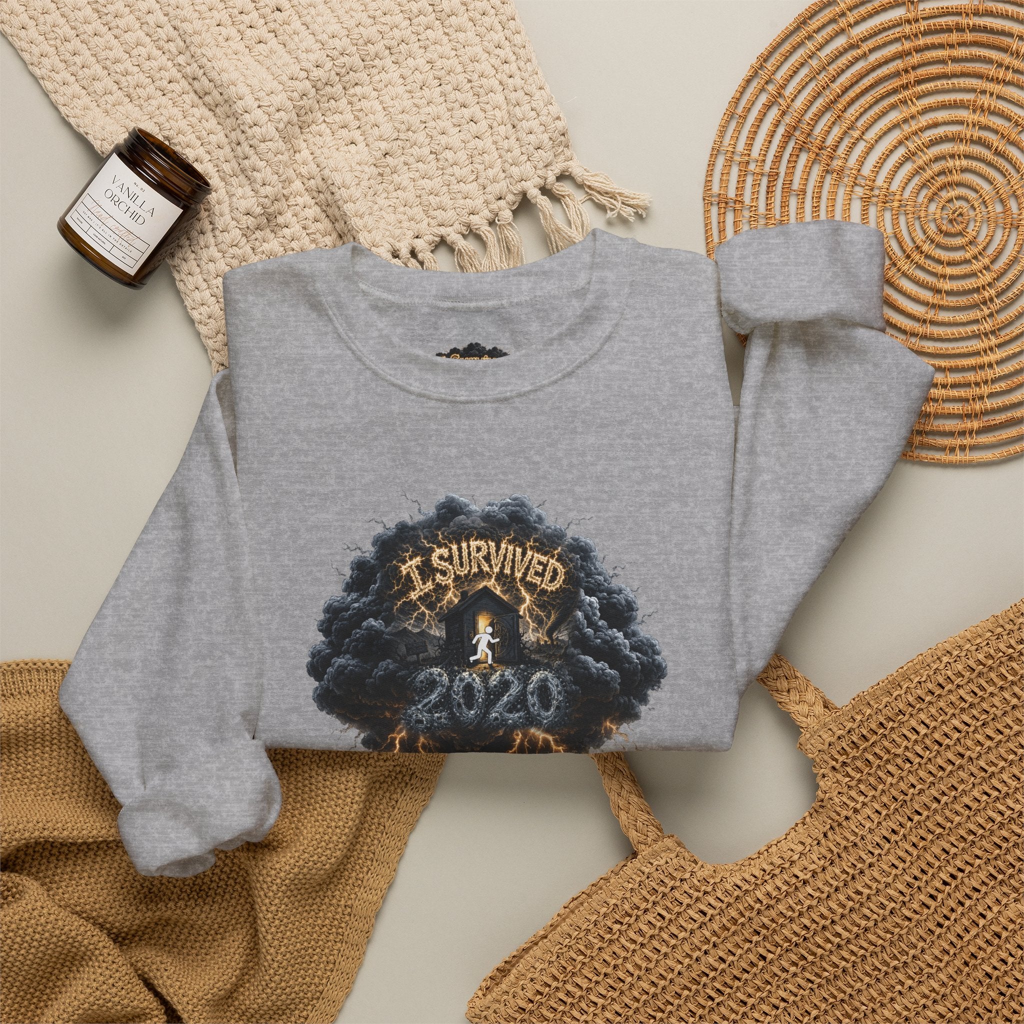 I Survived 2020 — Original PILOT Design: Director's Cut Special Edition Unisex Heavy Blend™ Crewneck Sweatshirt