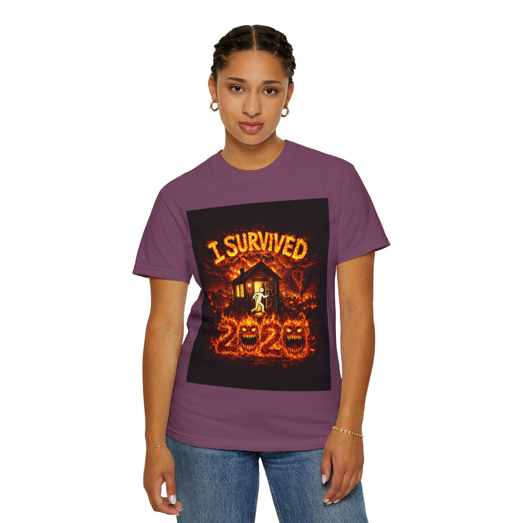 I Survived 2020 — S2:E2 "The Bobcat Fire" | Wildfire Edition Memorial Unisex Garment-Dyed T-shirt