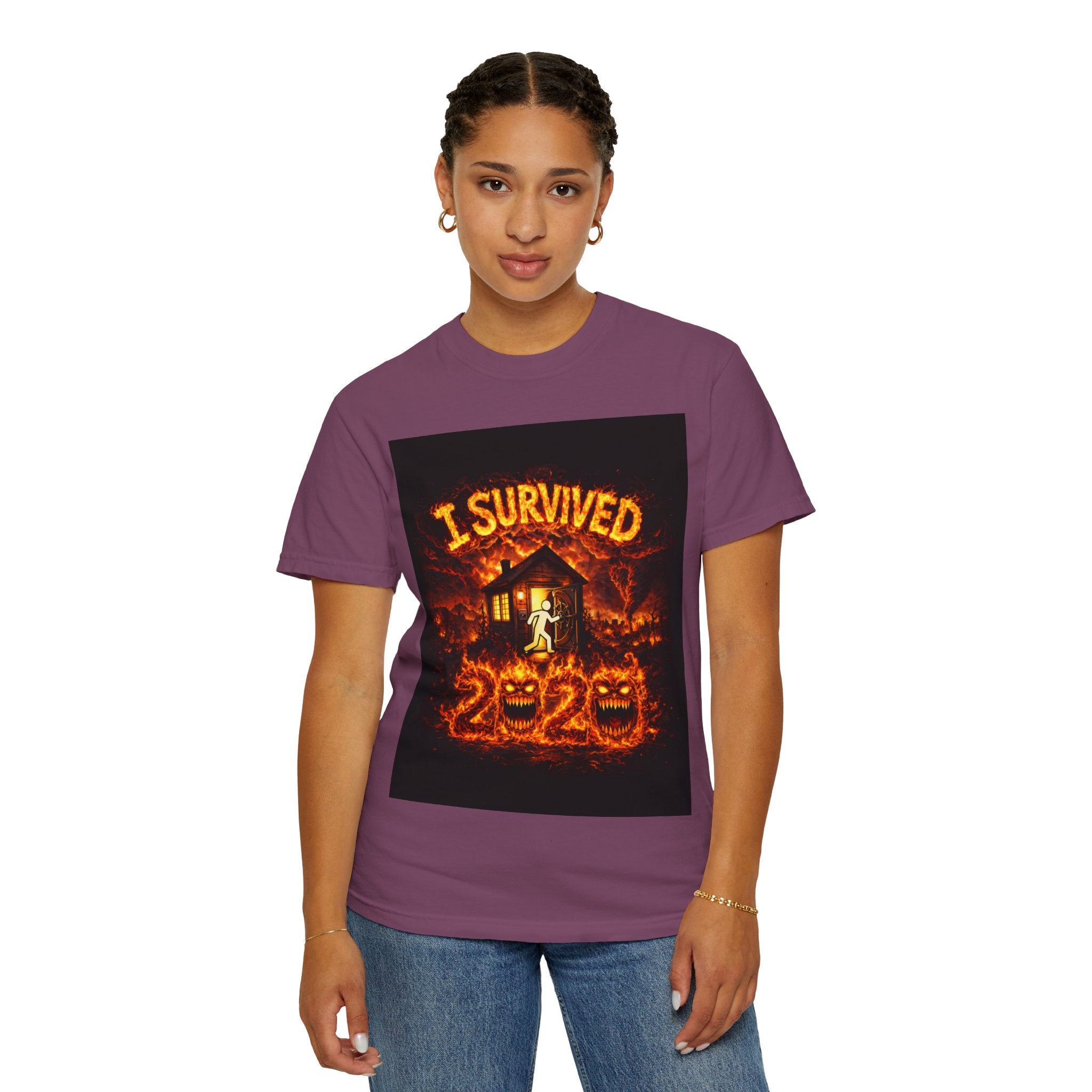 I Survived 2020 — S2:E2 "The Bobcat Fire" | Wildfire Edition Memorial Unisex Garment-Dyed T-shirt