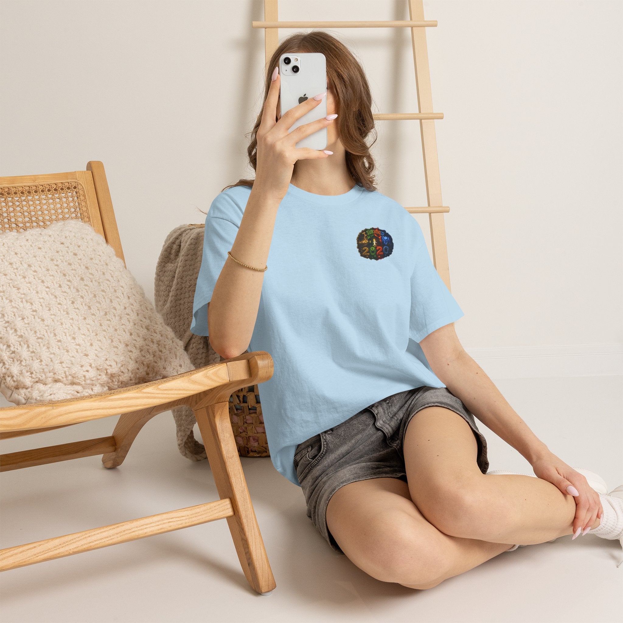 I Survived 2020 — "No Signal" Test Pattern Tee Alien Broadcast Finale Summer Premiere Unisex Heavy Cotton Tee