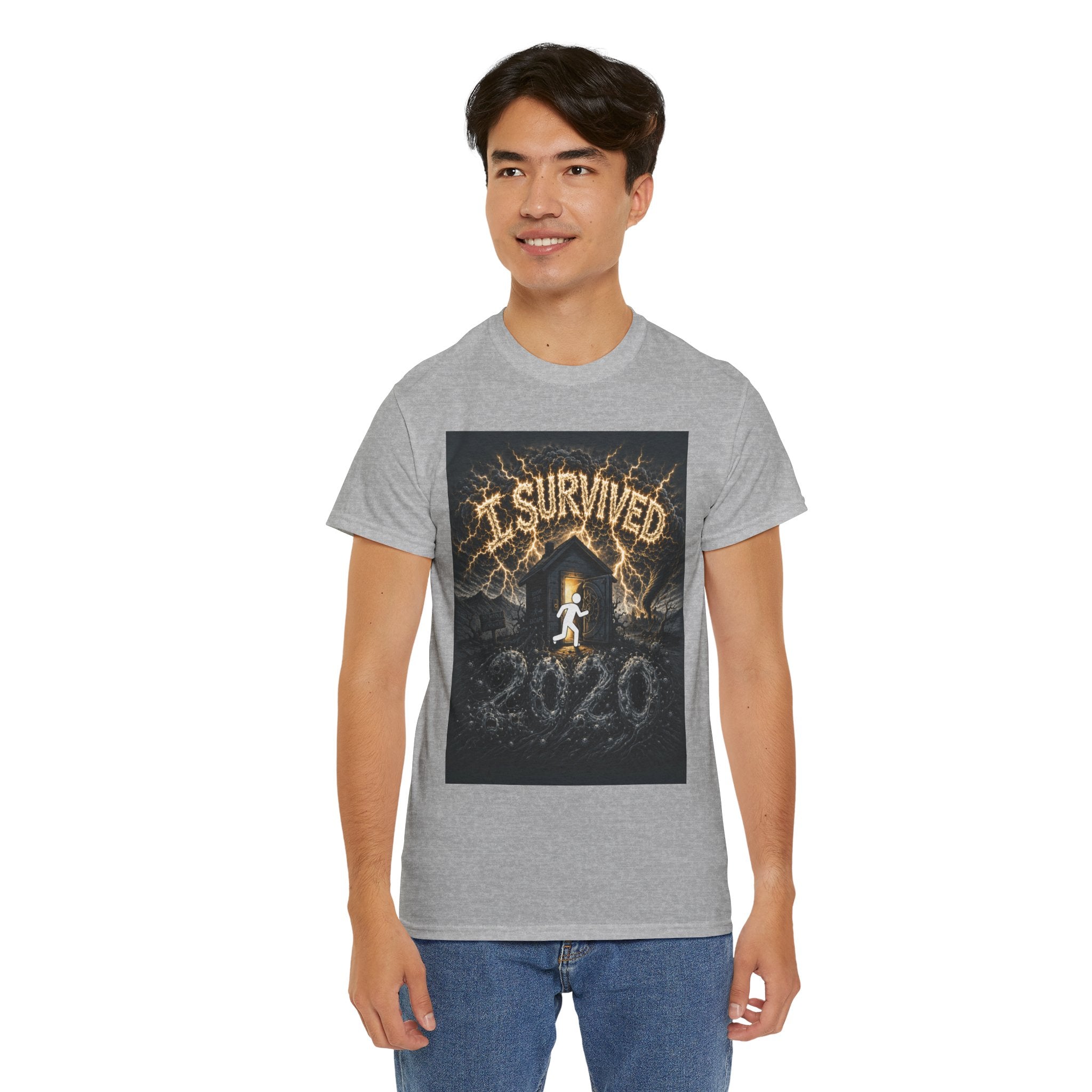 I Survived 2020 — Original PILOT Design Unisex Heavy Cotton Tee
