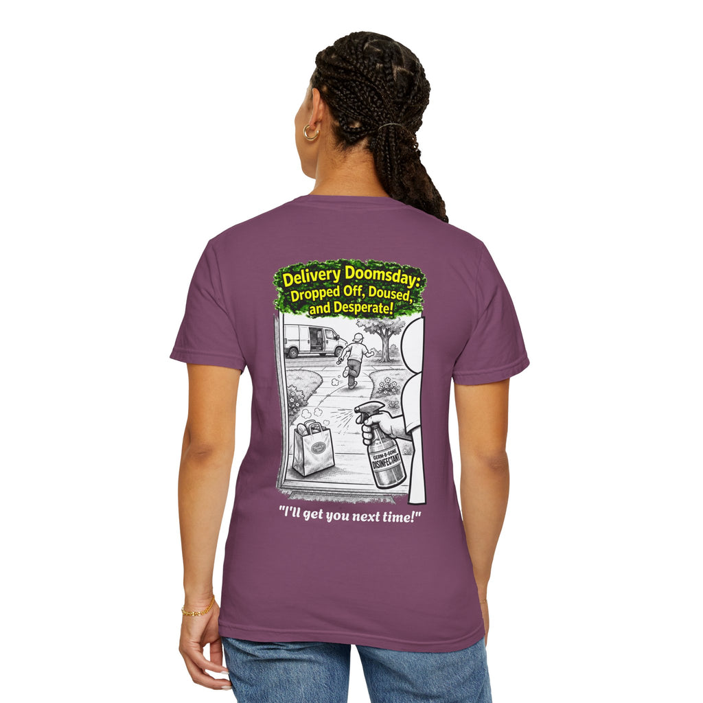 I Survived 2020 — PANDEMIC S1:E5: Director's Cut "Delivery Doomsday" Unisex Garment-Dyed T-shirt