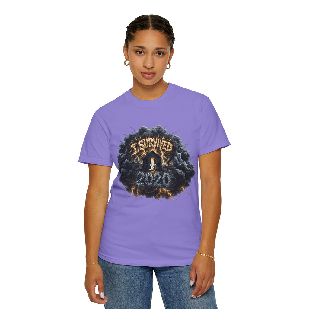 I Survived 2020 — Director's Cut Original Design Teaser Tee | Season 1 Premiere Drop Unisex Garment-Dyed T-shirt