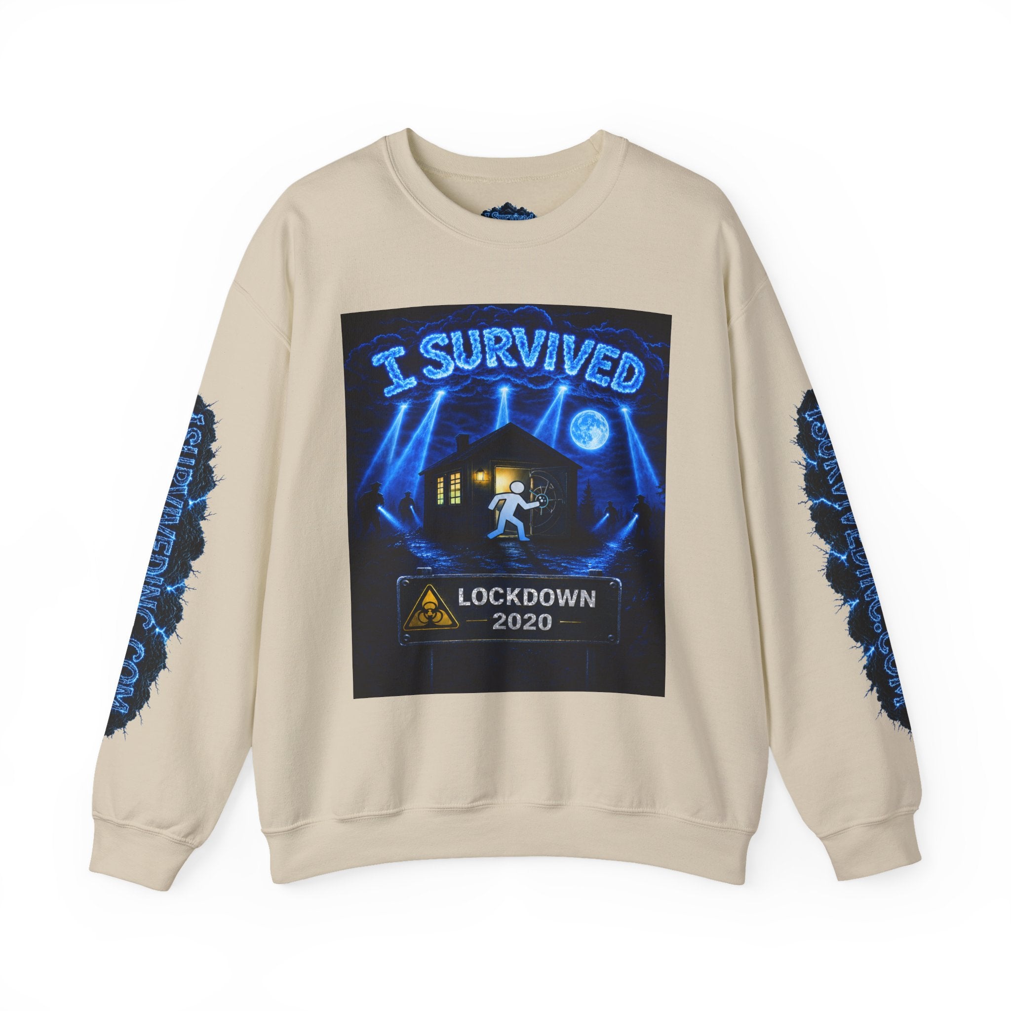 I Survived 2020 — S3:E3 "Remote Schooling" | Lockdown Edition Documentary Unisex Heavy Blend™ Crewneck Sweatshirt
