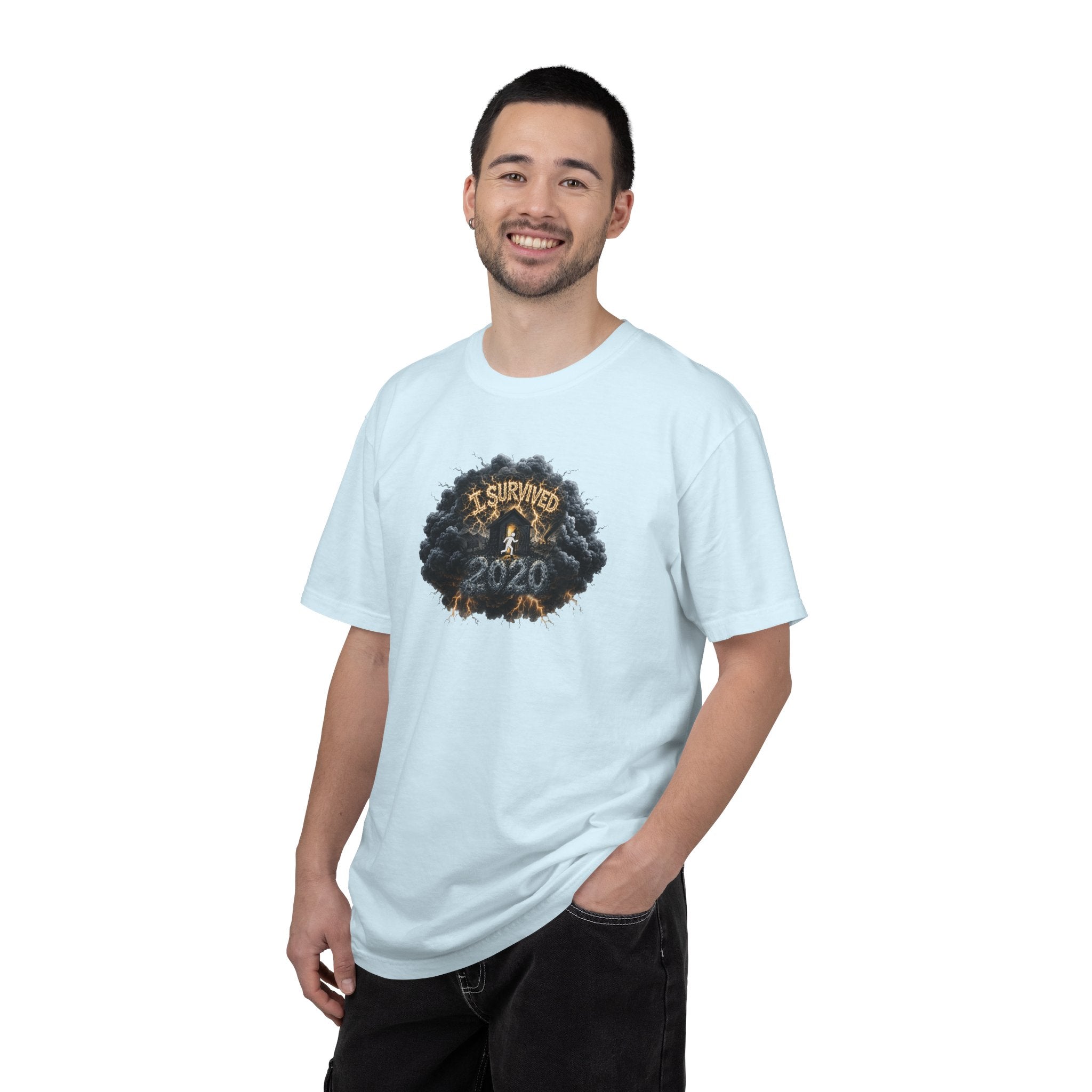 I Survived 2020 — Original PILOT Design: Director's Cut Unisex Garment-Dyed T-shirt