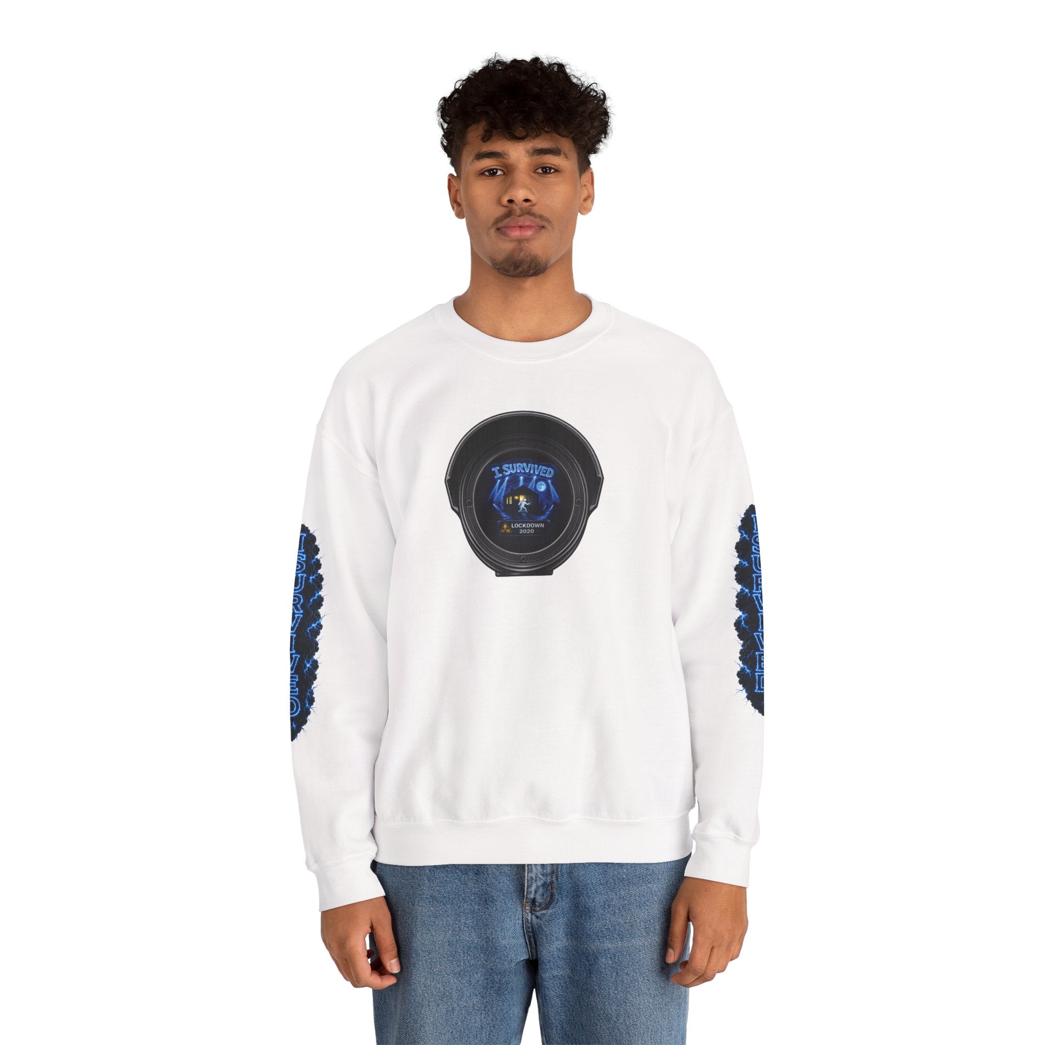 I Survived 2020 — LOCKDOWN S3:E2: Director's Cut Special Edition "Dating Under Lockdown" Unisex Heavy Blend™ Crewneck Sweatshirt