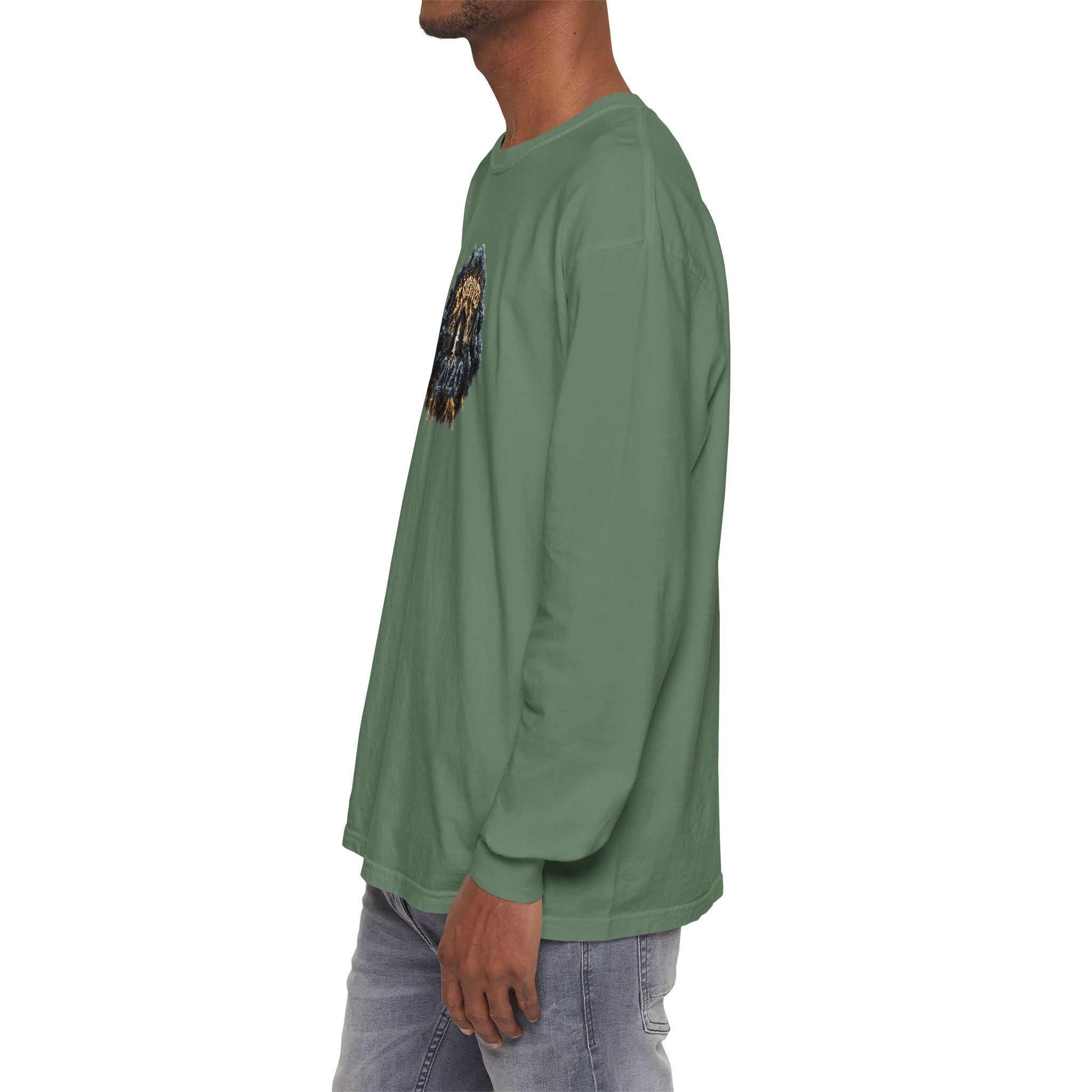 I Survived 2020 — Original PILOT Design: Director's Cut Unisex Garment-Dyed Long Sleeve T-Shirt