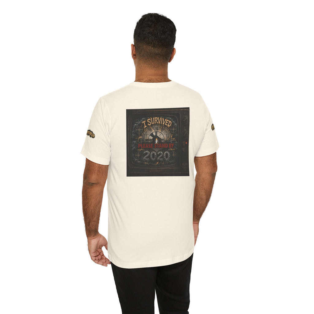 I Survived 2020 — "Please Stand By" Test Pattern Tee Special Edition Summer Premier Unisex Jersey Short Sleeve Tee