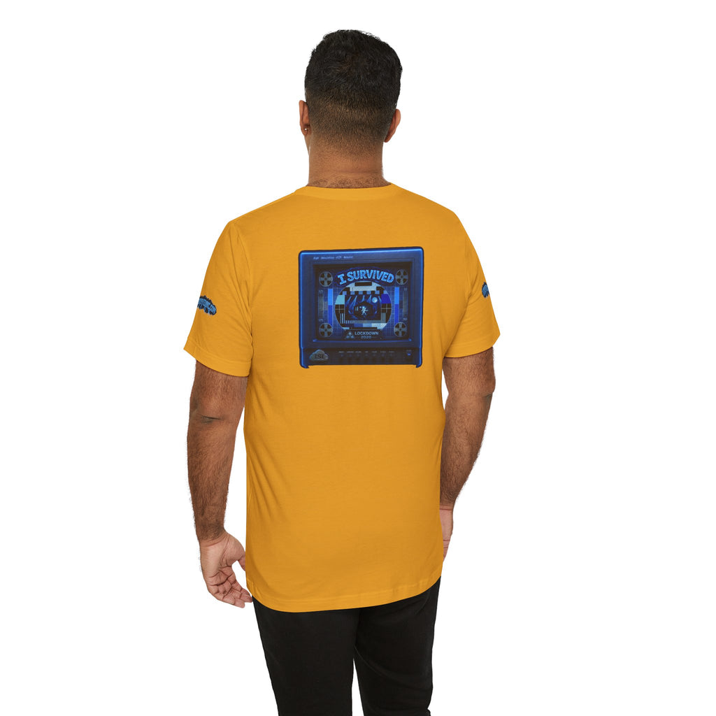 I Survived 2020 — "Please Stand By" Test Pattern Tee Lockdown Special Edition Summer Exclusive Unisex Jersey Short Sleeve Tee