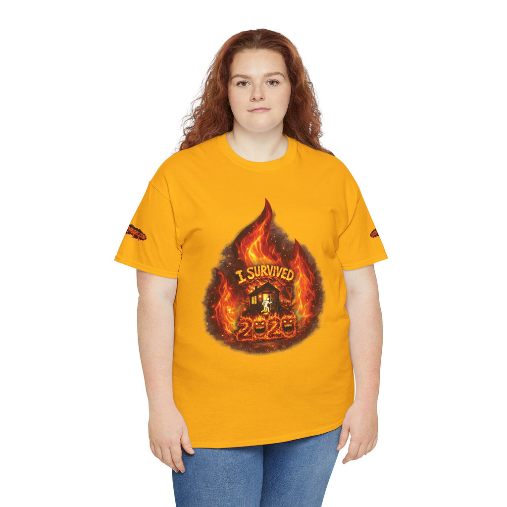 I Survived 2020 — Director's Cut S2:E3 "The California Wildfires" | Wildfire Edition Memorial Unisex Heavy Cotton Tee (SPECIAL EDITION)