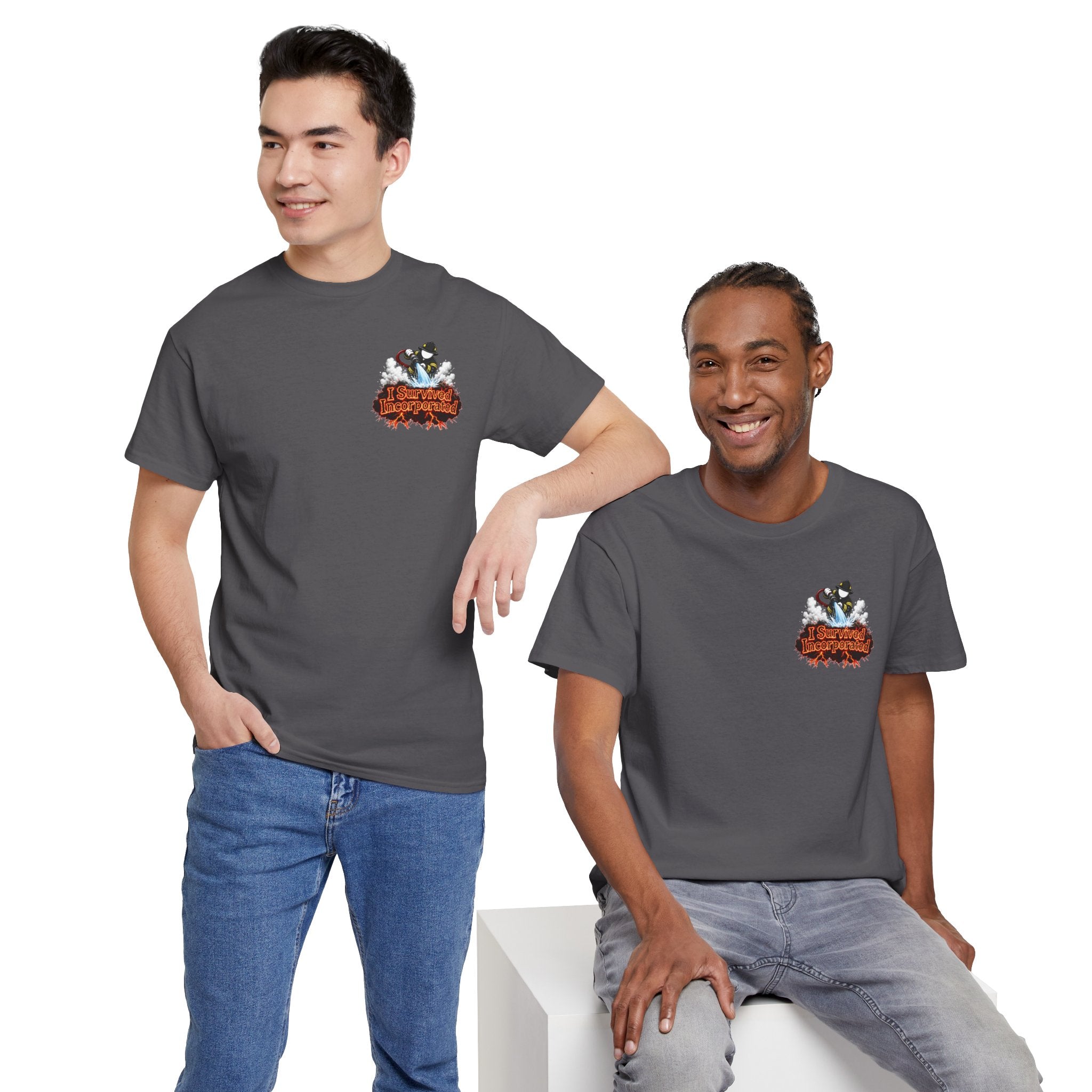 I Survived 2020 — "Please Stand By" Test Pattern Tee Wildfire Signal Edition Summer Premiere Unisex Heavy Cotton Tee