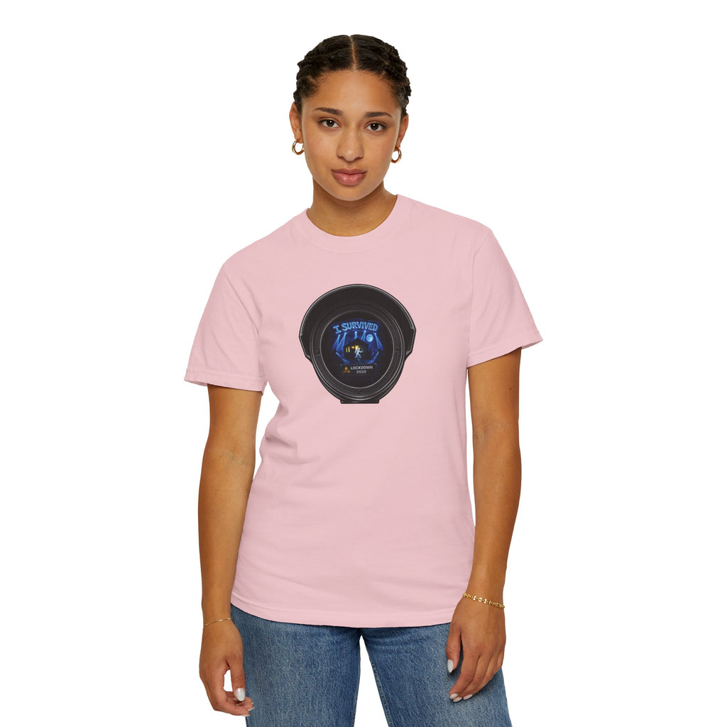 I Survived 2020 —  LOCKDOWN S3:E3: Director's Cut "Remote Schooling" Unisex Garment-Dyed T-shirt