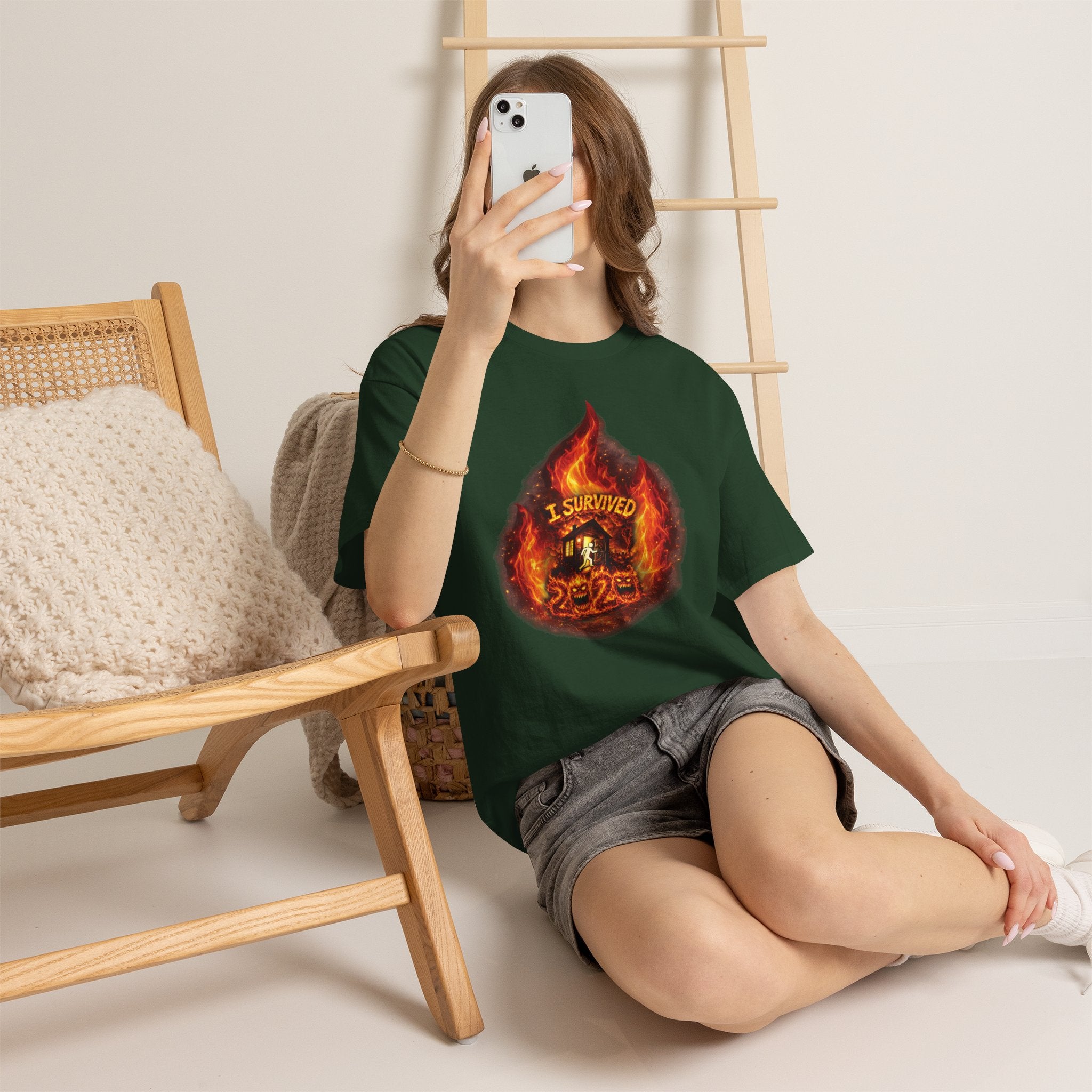 I Survived 2020 — Director's Cut S2:E3 "The California Wildfires" | Wildfire Edition Memorial Unisex Heavy Cotton Tee