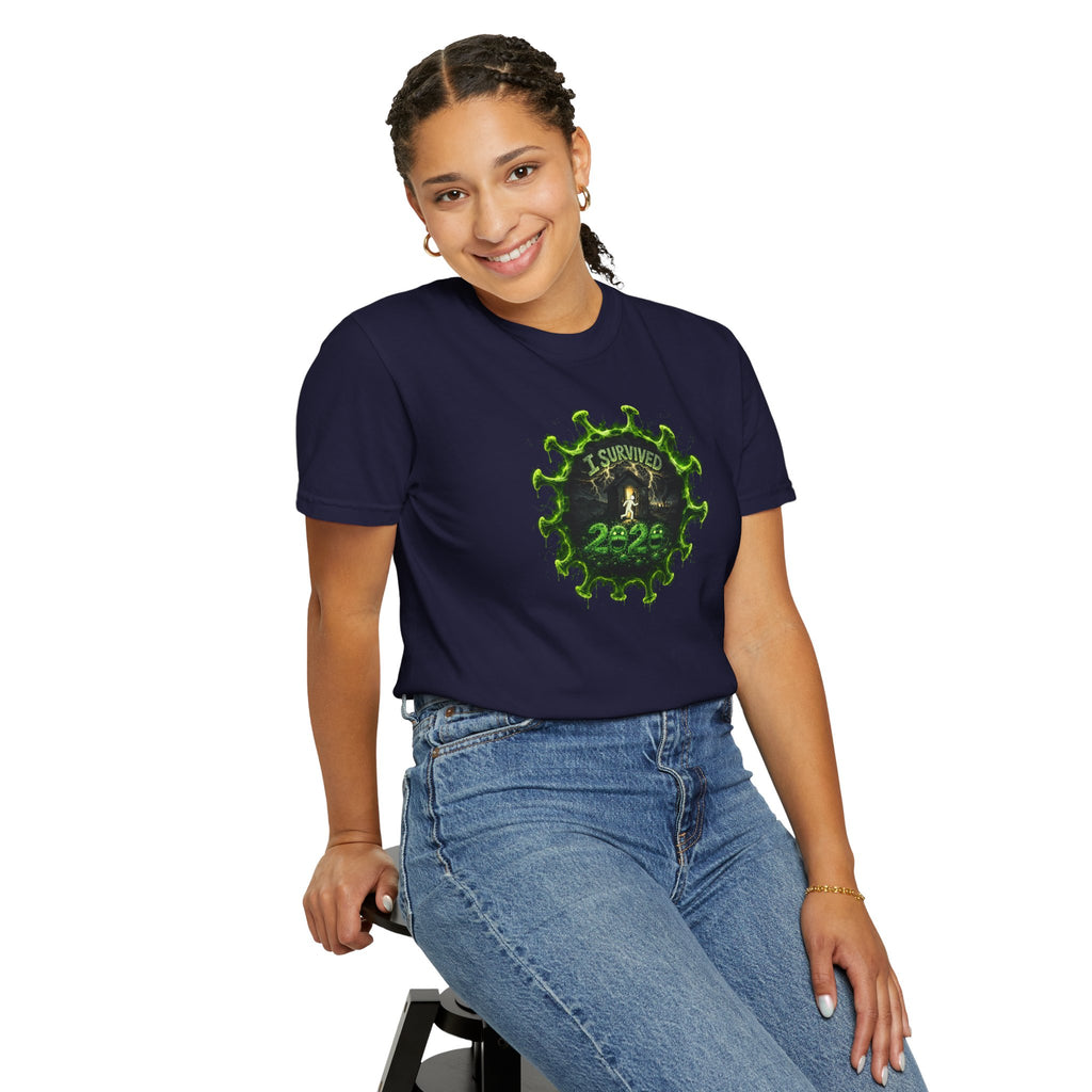 I Survived 2020 — PANDEMIC S1:E5: Director's Cut "Delivery Doomsday" Unisex Garment-Dyed T-shirt