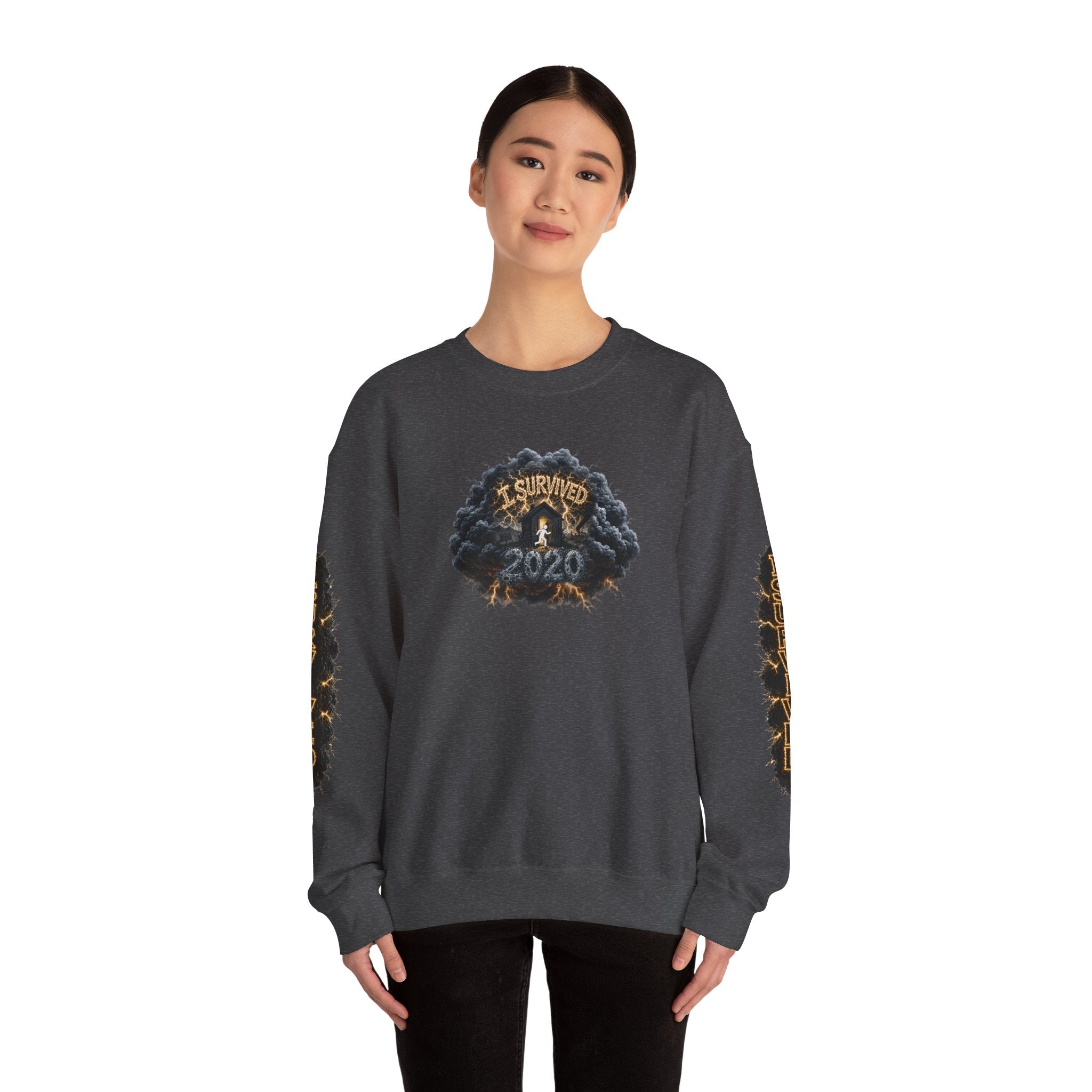 I Survived 2020 — Original PILOT Design: Director's Cut Special Edition Unisex Heavy Blend™ Crewneck Sweatshirt
