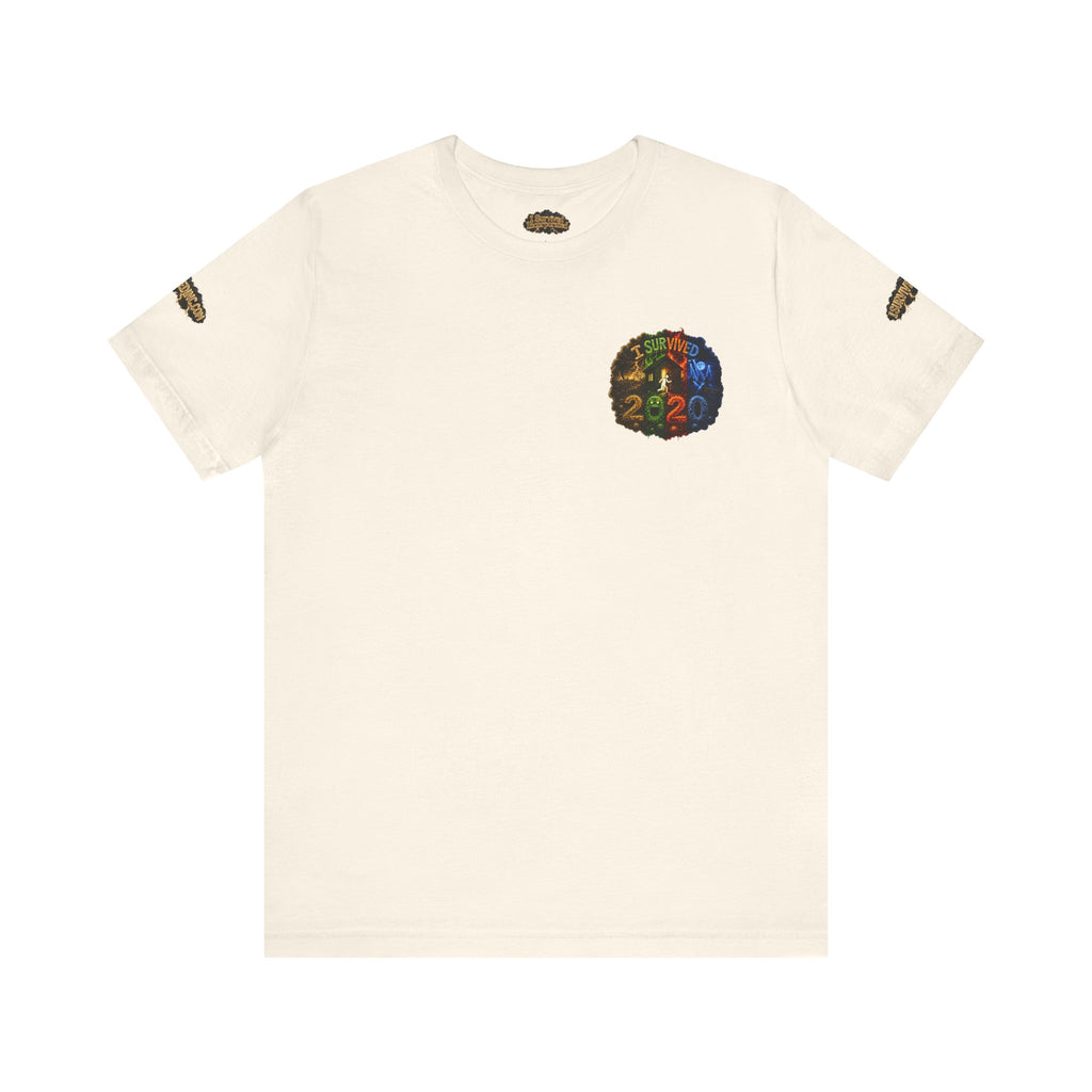 I Survived 2020 — "No Signal" Test Pattern Tee Alien Broadcast Finale Summer Premiere Unisex Jersey Short Sleeve Tee