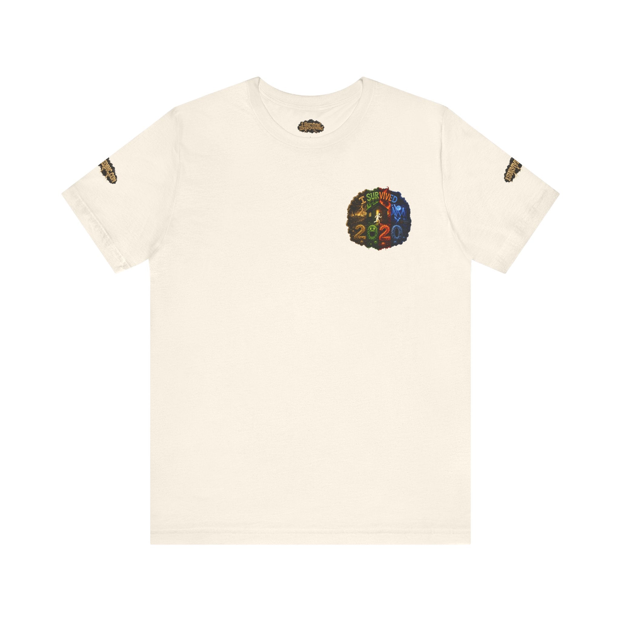 I Survived 2020 — "No Signal" Test Pattern Tee Alien Broadcast Finale Summer Premiere Unisex Jersey Short Sleeve Tee