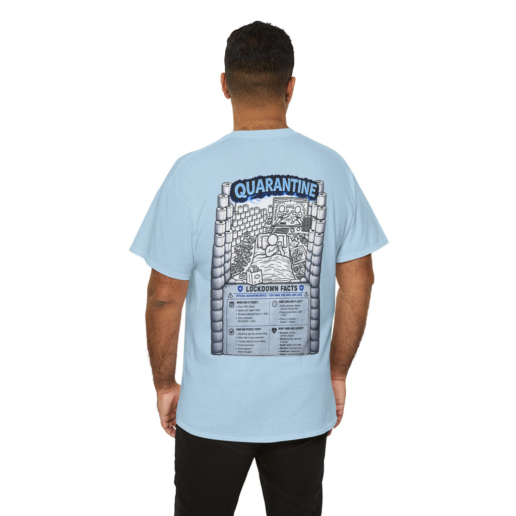 I Survived 2020 — LOCKDOWN S3:E1: Director's Cut "Quarantine" Unisex Heavy Cotton Tee