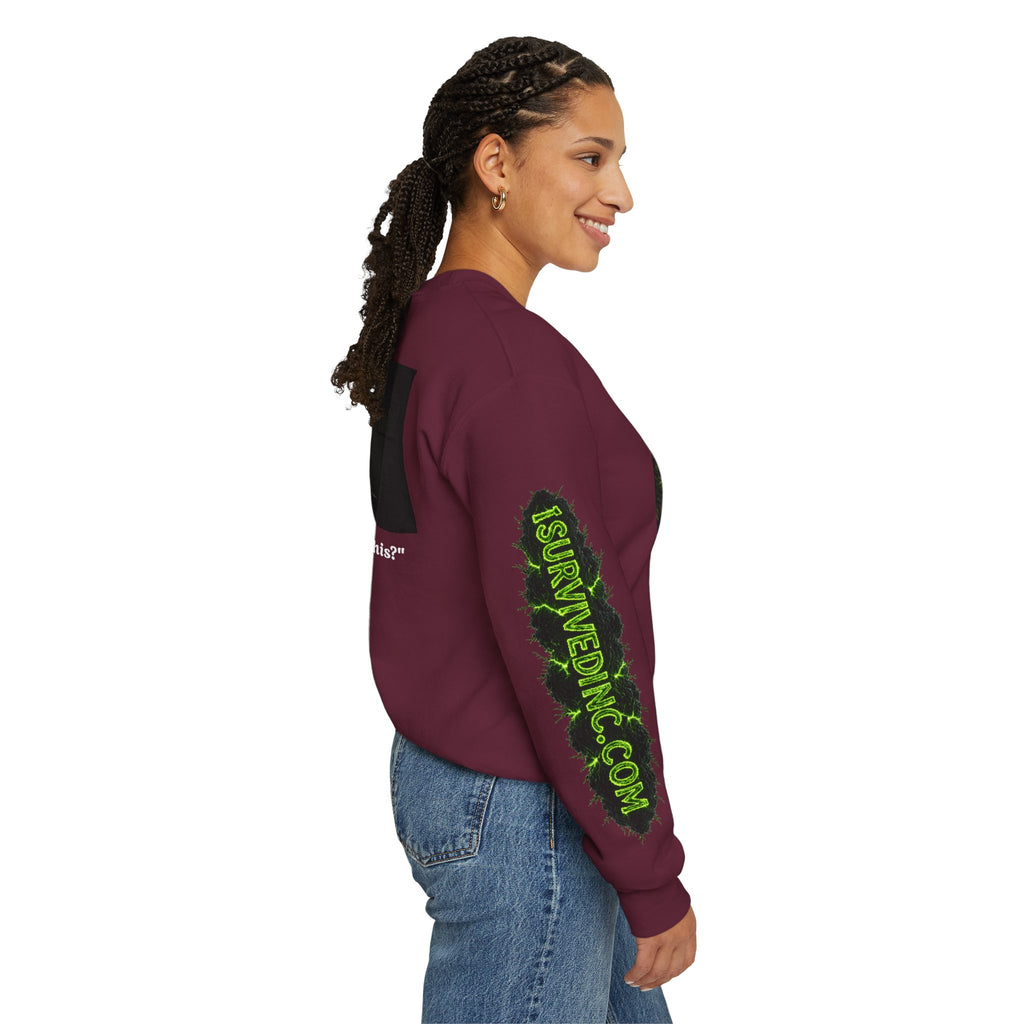 I Survived 2020 — S1:E3 "The Jab!" | Pandemic Edition Unisex Heavy Blend™ Crewneck Sweatshirt
