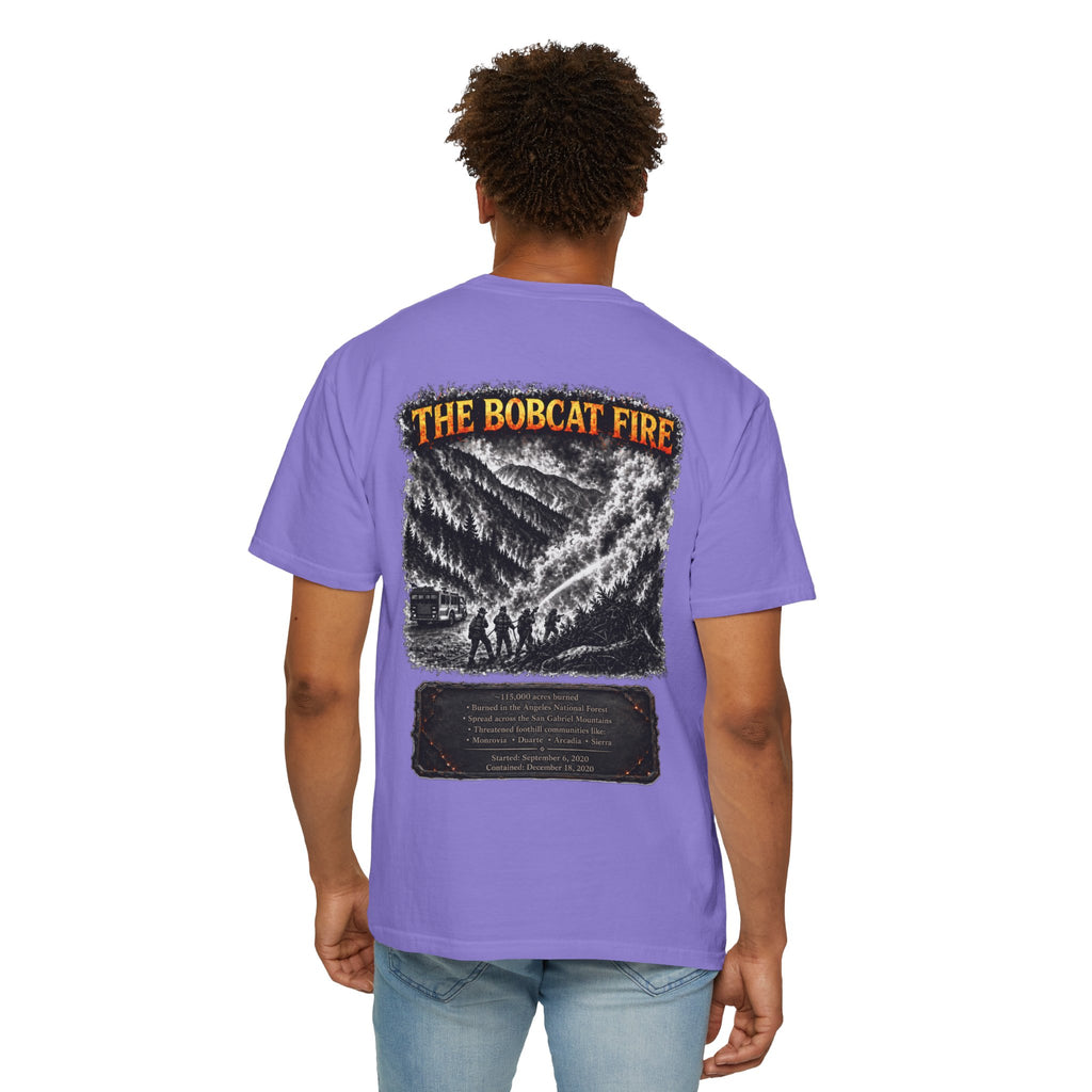 I Survived 2020 — WILDFIRES S2:E2: "The Bobcat Fire" Memorial Unisex Garment-Dyed T-shirt