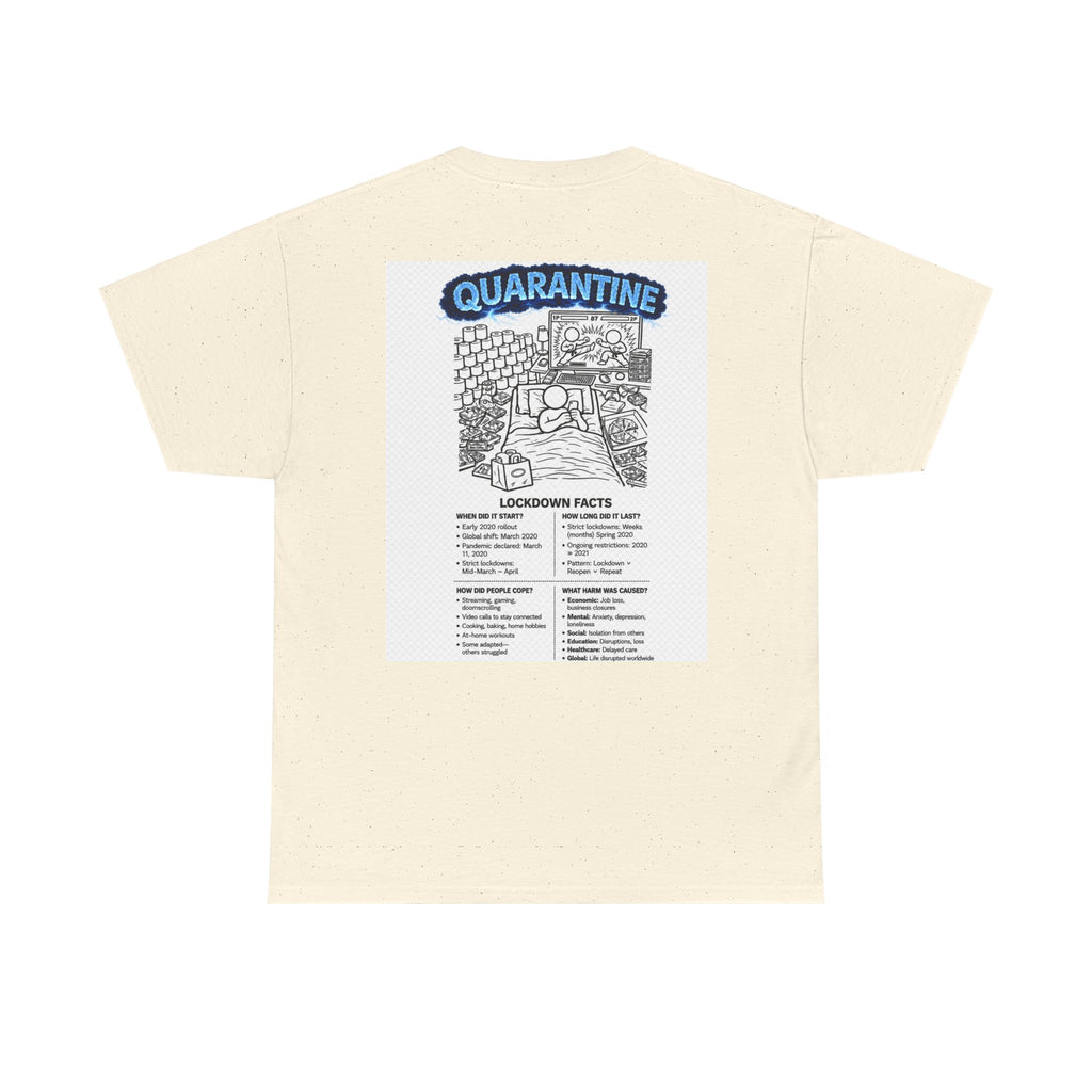 I Survived 2020 — Director's Cut S3:E1 "Quarantine" | Lockdown Edition Documentary Unisex Heavy Cotton Tee
