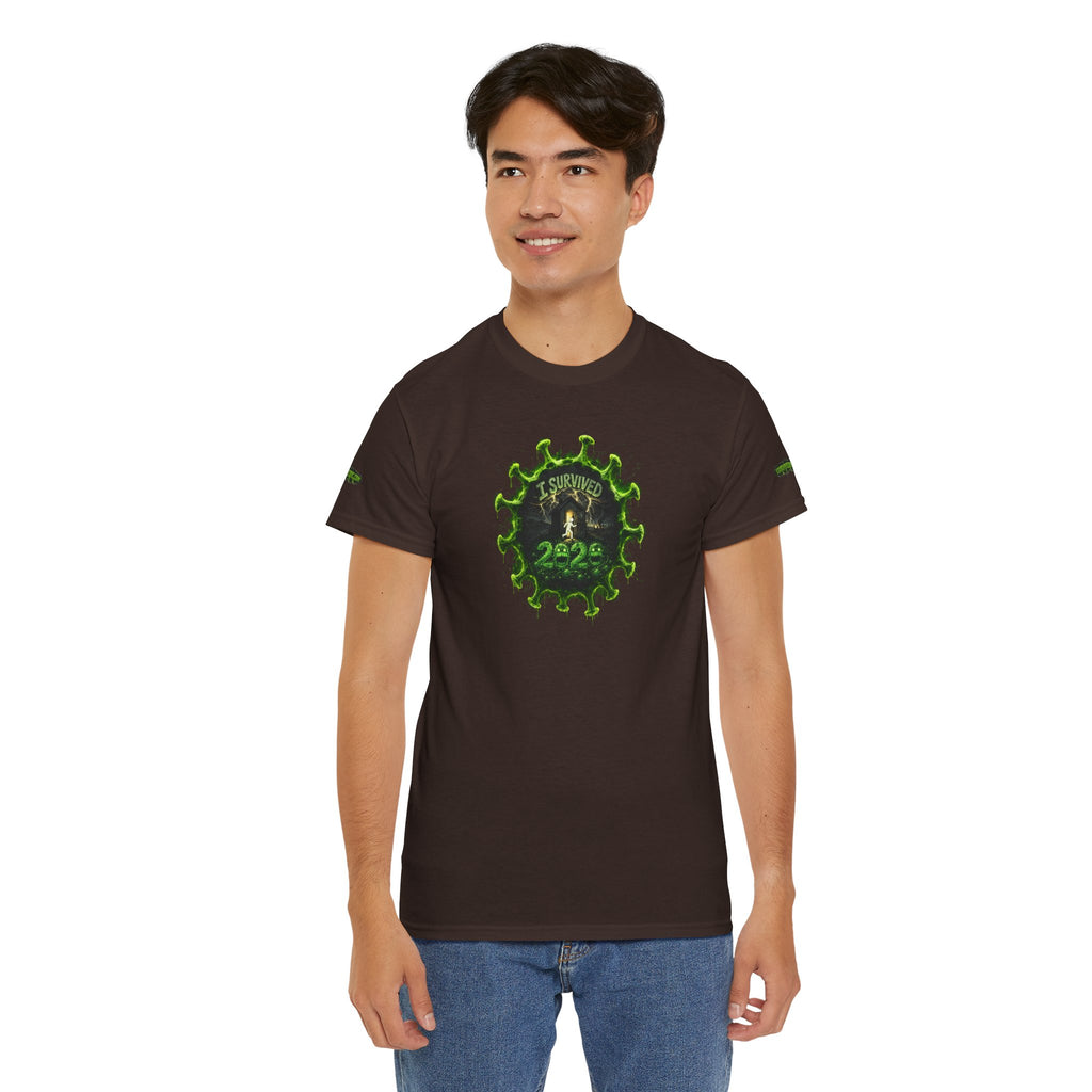 I Survived 2020 — PANDEMIC S1:E3: Director's Cut Special Edition "The Jab!" Unisex Heavy Cotton Tee