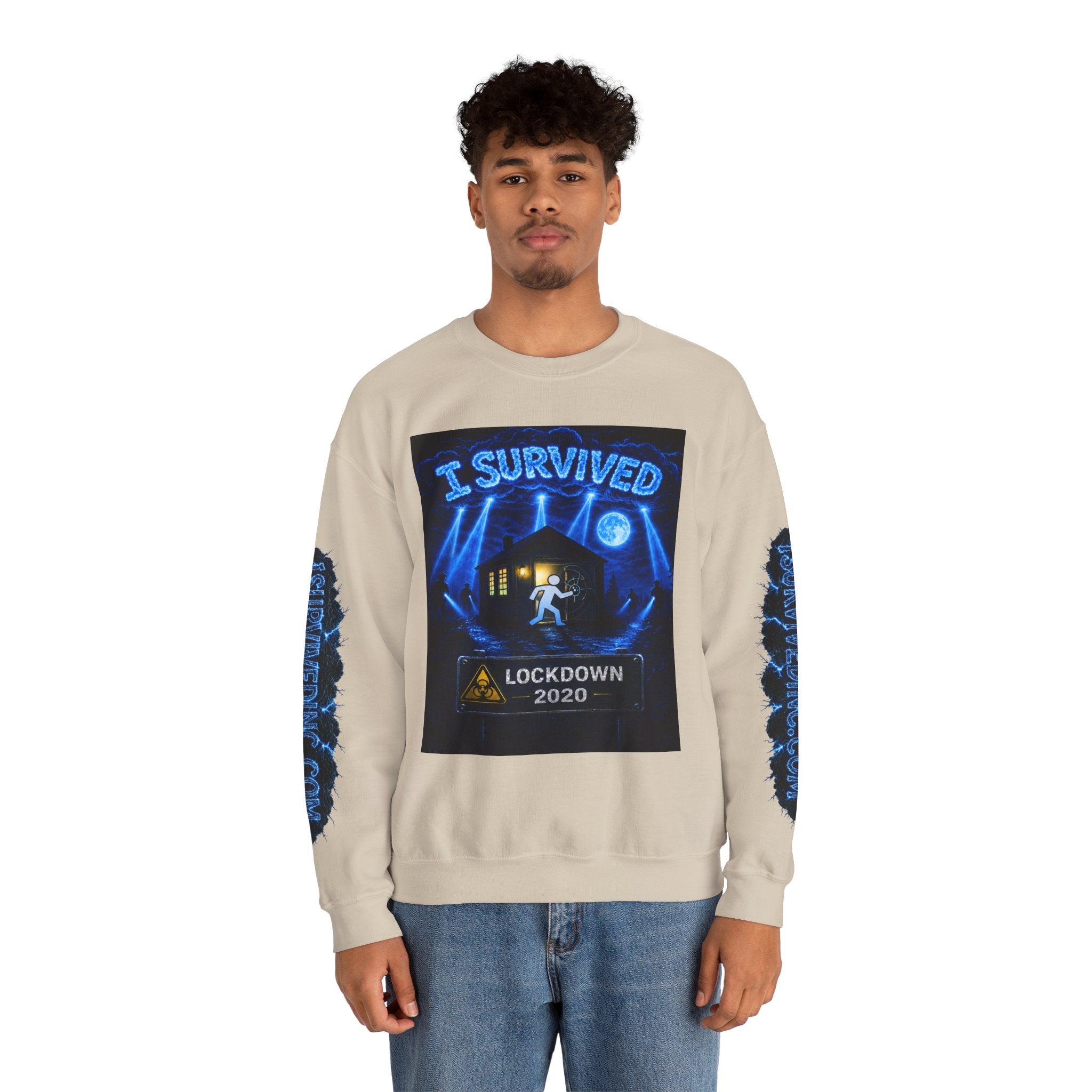 I Survived 2020 — LOCKDOWN S3:E2: Special Edition "Dating Under Lockdown" Unisex Heavy Blend™ Crewneck Sweatshirt