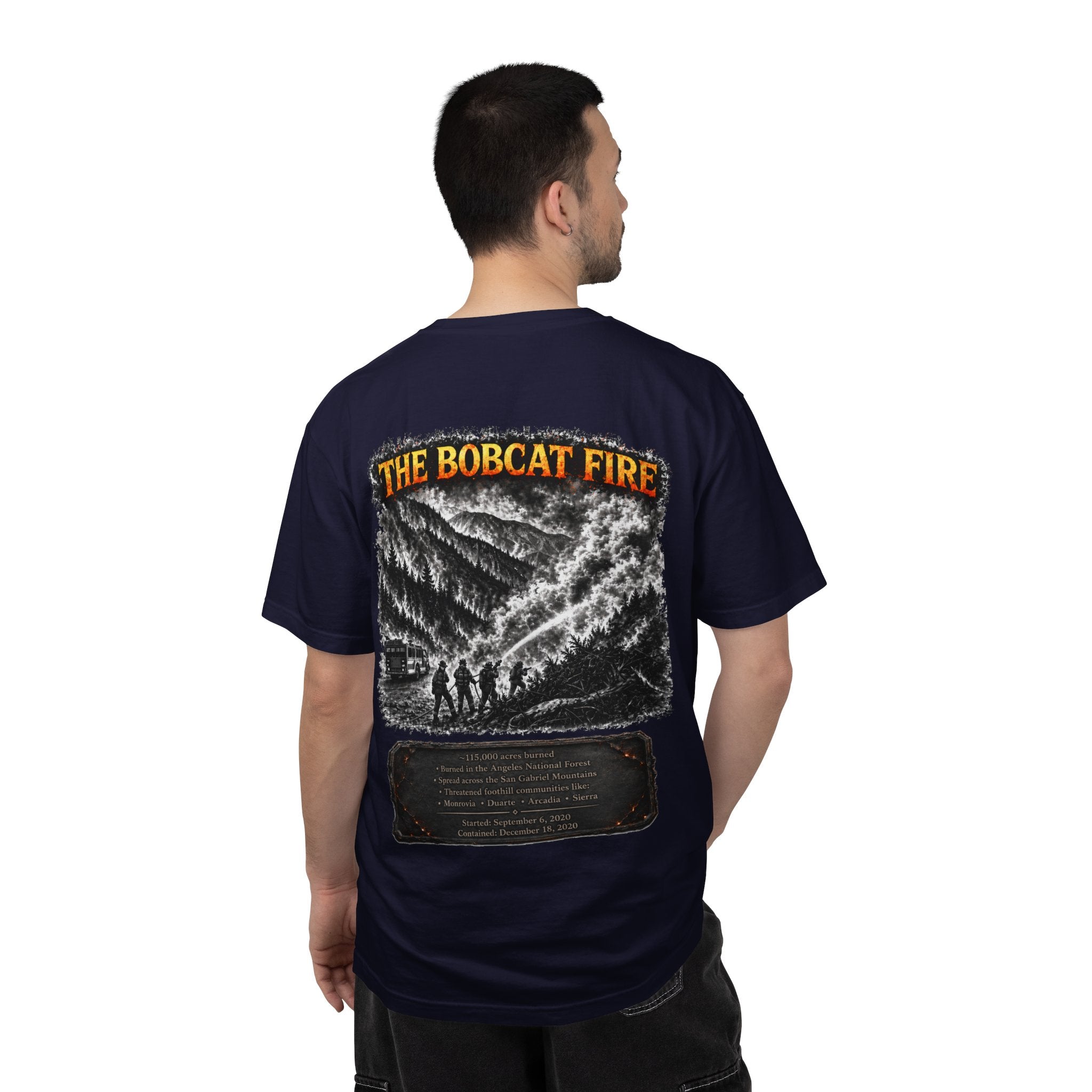 I Survived 2020 — WILDFIRES S2:E2: "The Bobcat Fire" Memorial Unisex Garment-Dyed T-shirt