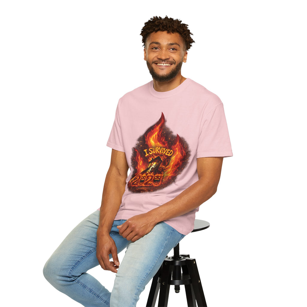 I Survived 2020 — Director's Cut S2:E4 "Western U.S. Wildfire Season" | Mid-Season Finale Pt. 1 | Wildfire Edition Memorial Unisex Garment-Dyed T-shirt