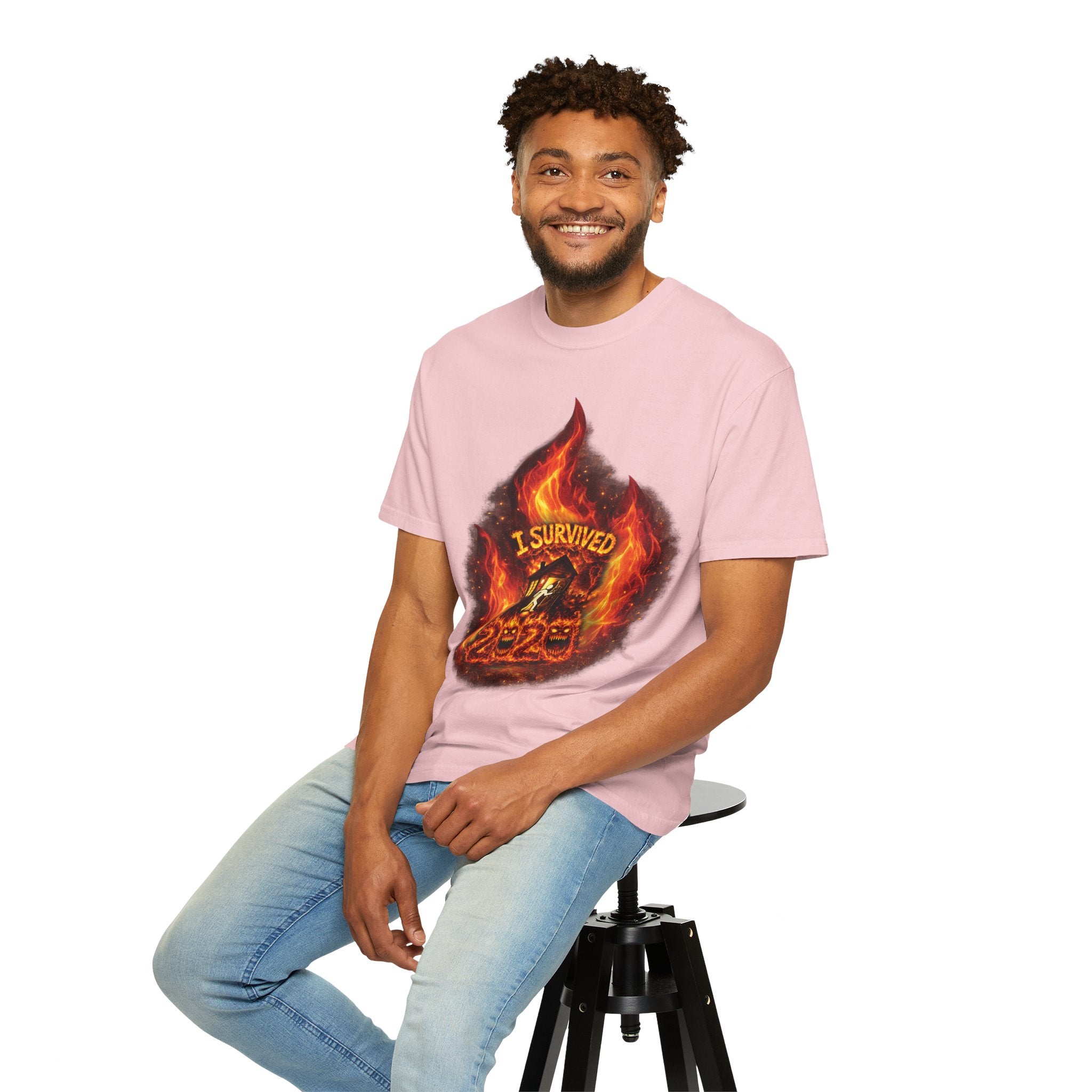 I Survived 2020 — Director's Cut S2:E4 "Western U.S. Wildfire Season" | Mid-Season Finale Pt. 1 | Wildfire Edition Memorial Unisex Garment-Dyed T-shirt