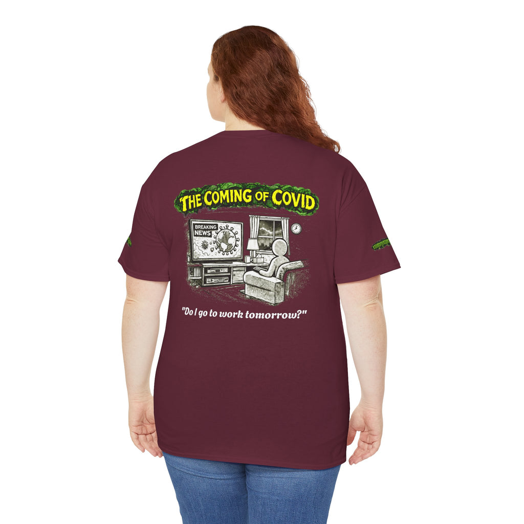 I Survived 2020 — PANDEMIC S1:E2: Director's Cut Special Edition "The Coming of COVID" Unisex Heavy Cotton Tee