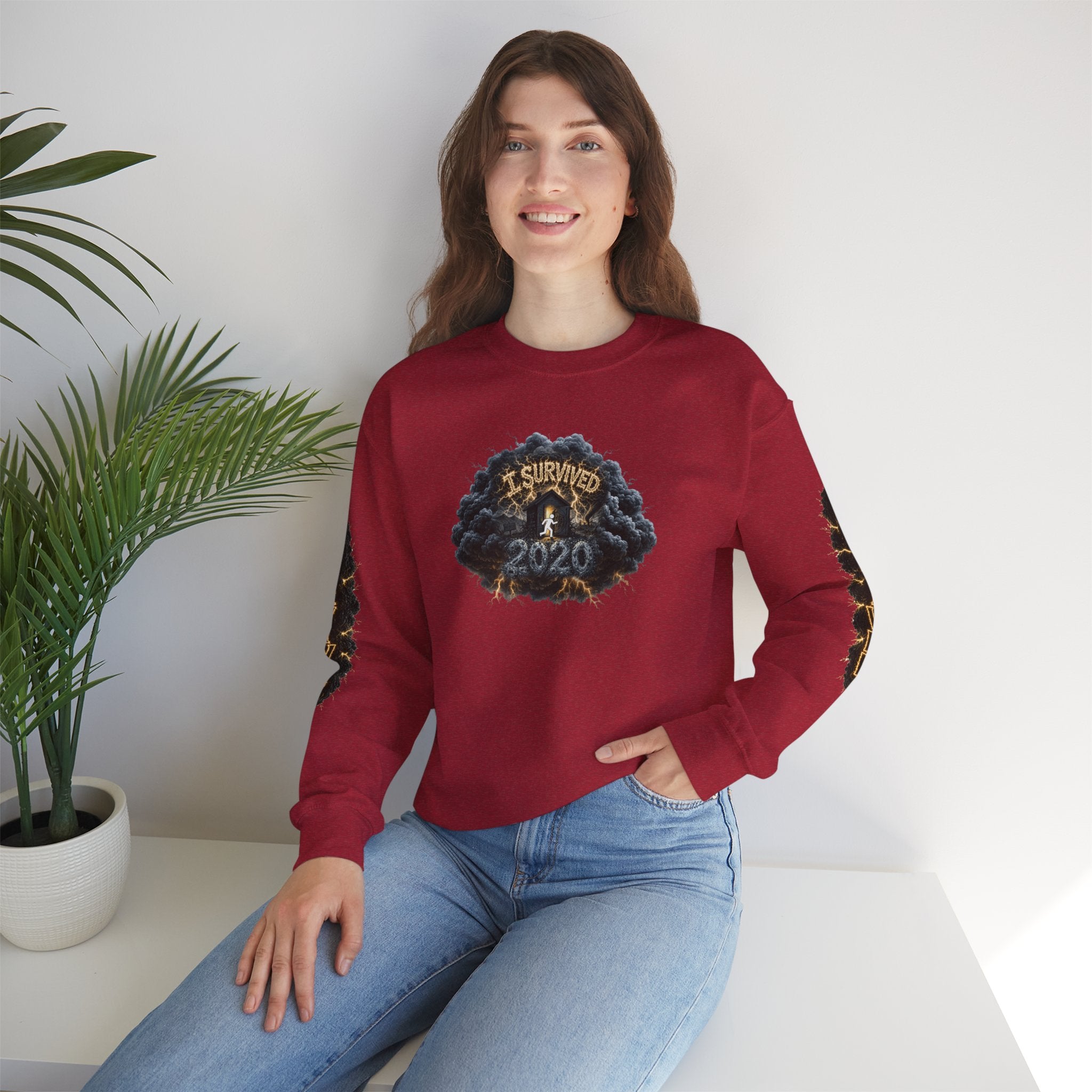 I Survived 2020 — Original PILOT Design: Director's Cut Special Edition Unisex Heavy Blend™ Crewneck Sweatshirt