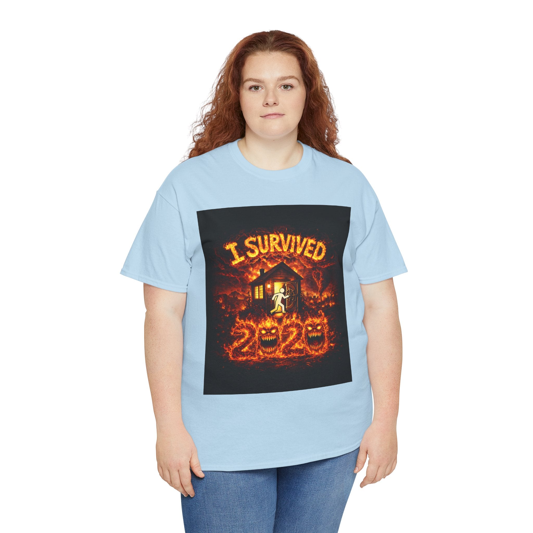 I Survived 2020 — S2:E3 "The California Wildfires" | Wildfire Edition Memorial Unisex Heavy Cotton Tee