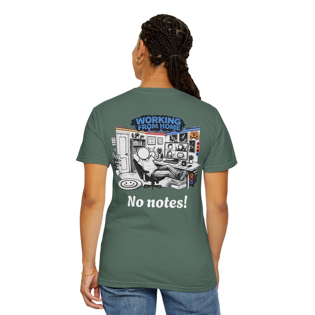 I Survived 2020 — LOCKDOWN S3:E4: "Working From Home" Unisex Garment-Dyed T-shirt