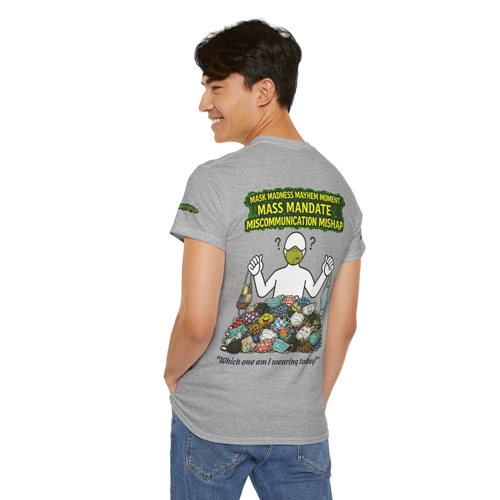 I Survived 2020 — PANDEMIC S1:E4: Special Edition "Mask Madness" Unisex Heavy Cotton Tee