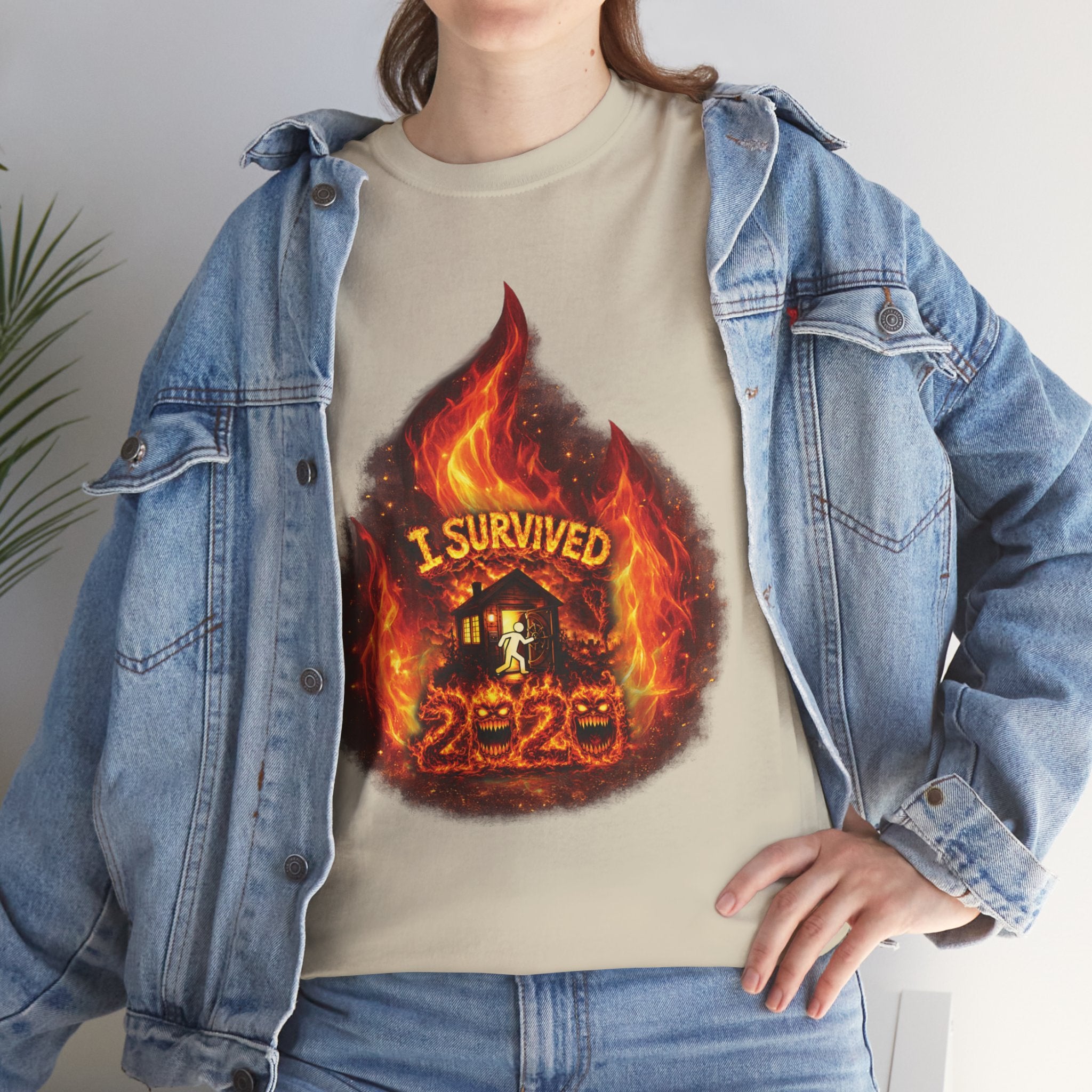 I Survived 2020 — Director's Cut S2:E1 "Berry Creek" | Wildfire Edition Memorial Unisex Heavy Cotton Tee (SPECIAL EDITION)